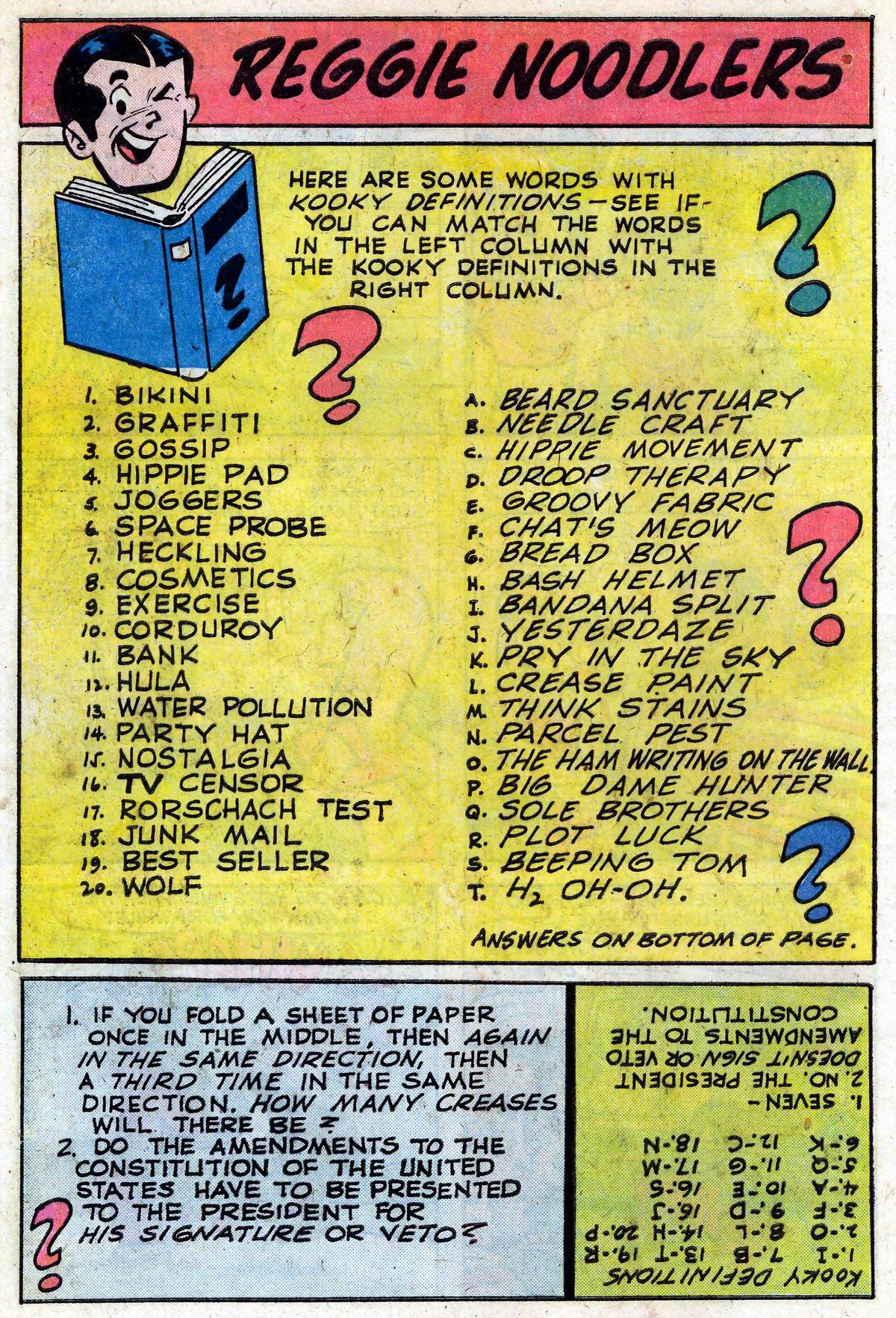 Read online Reggie and Me (1966) comic -  Issue #75 - 7