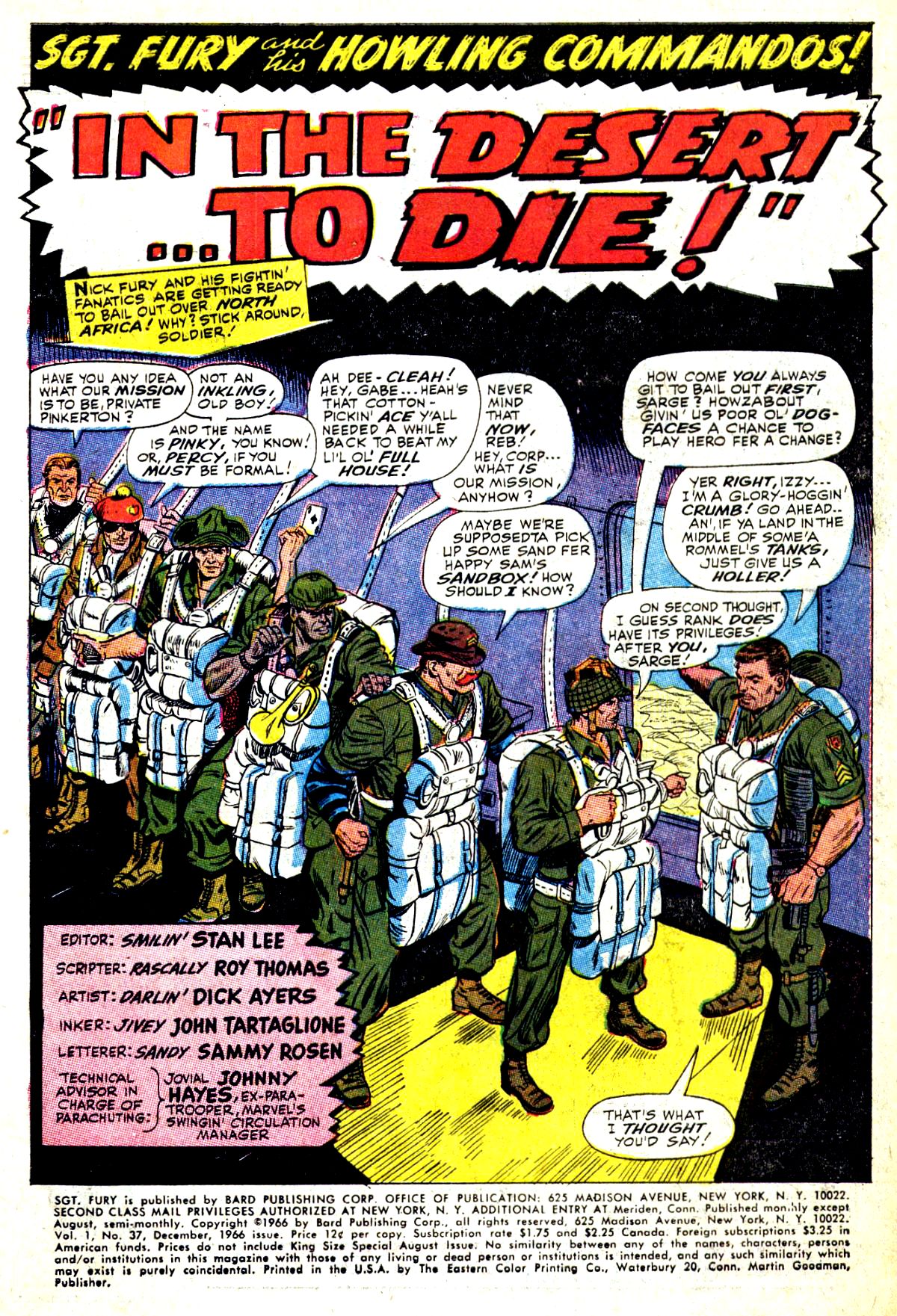 Read online Sgt. Fury comic -  Issue #37 - 3