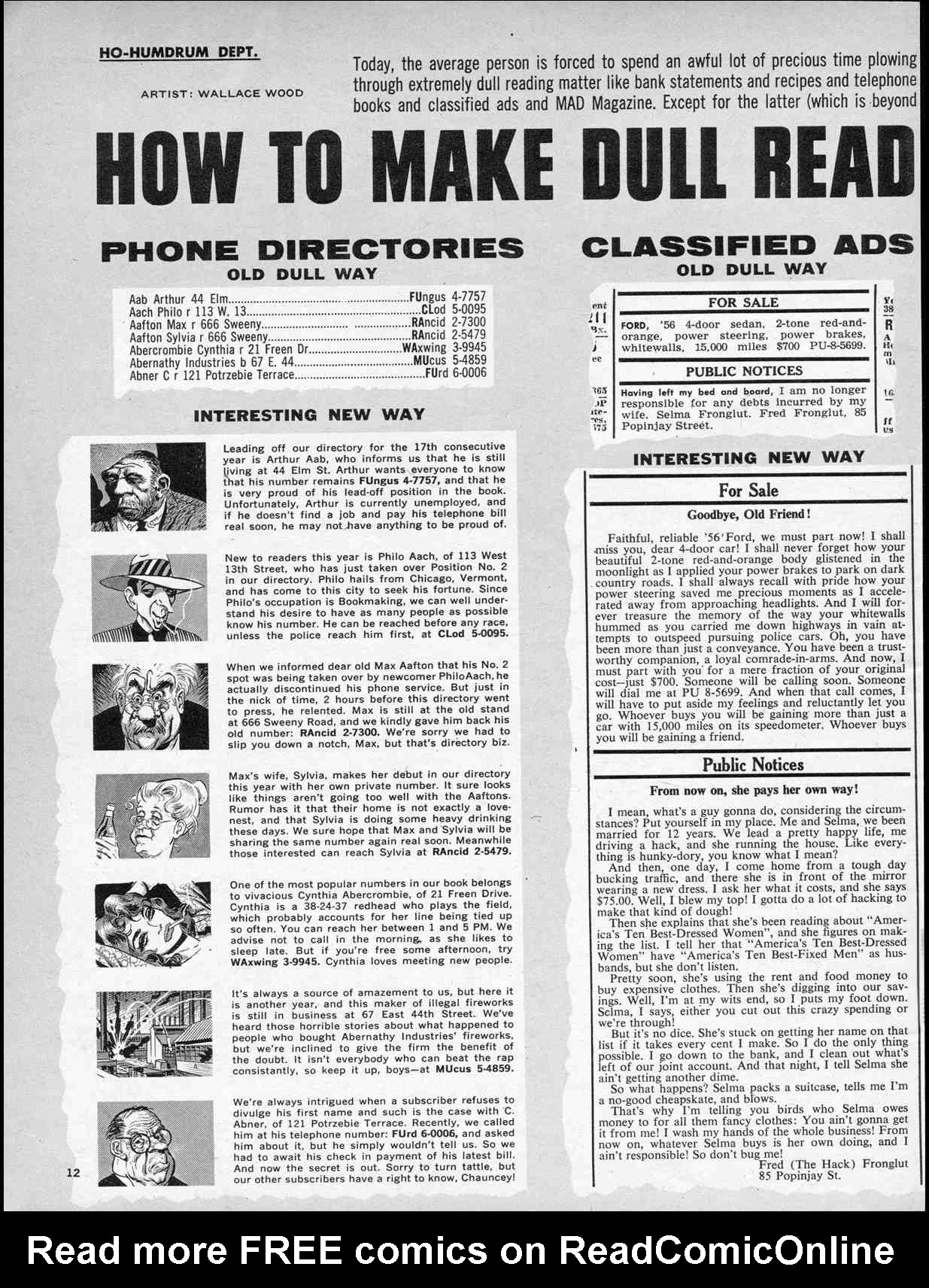 Read online MAD comic -  Issue #62 - 14