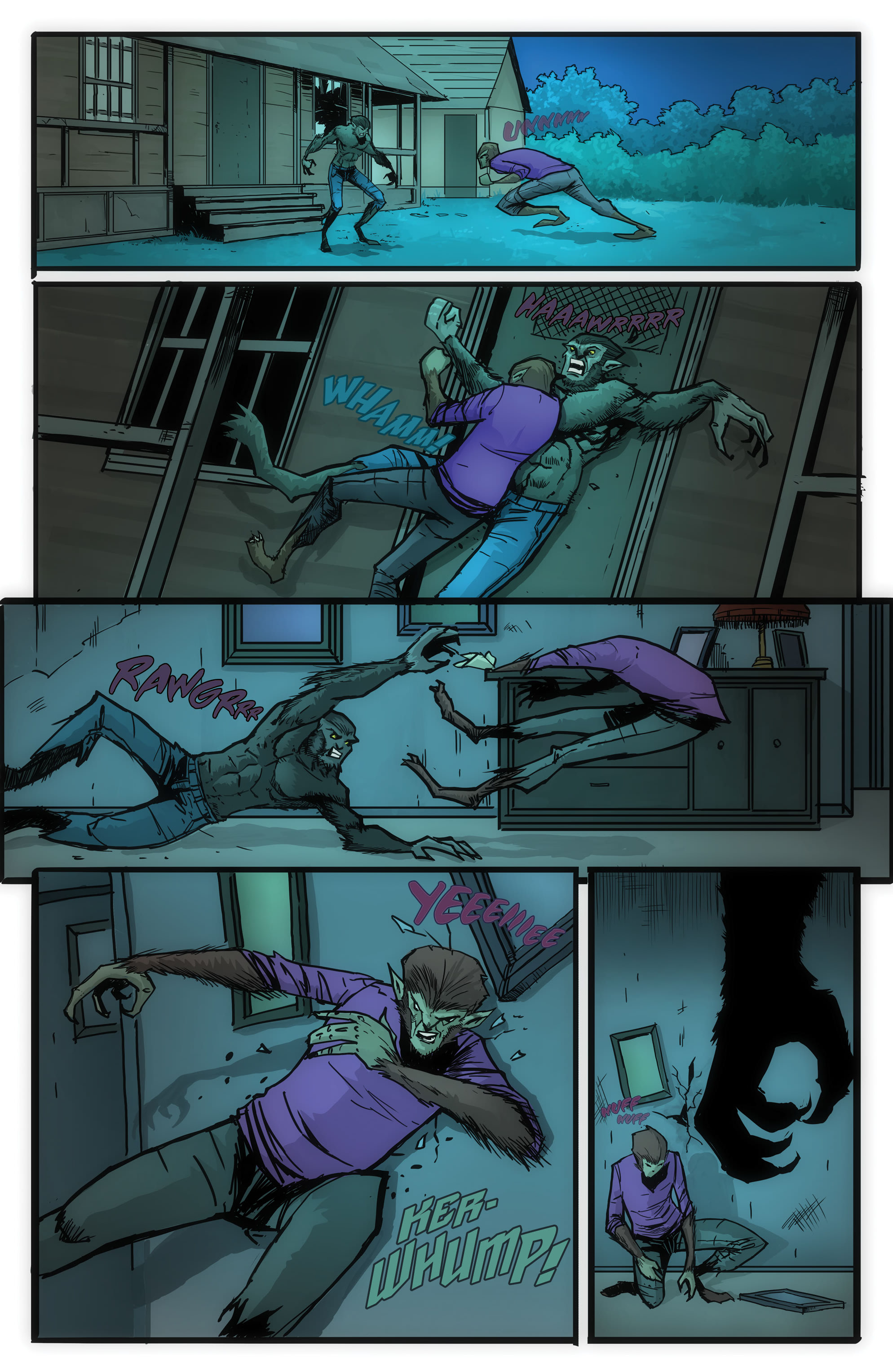 Read online John Carpenter Presents Storm Kids: Monica Bleue: A Werewolf Story comic -  Issue #5 - 8