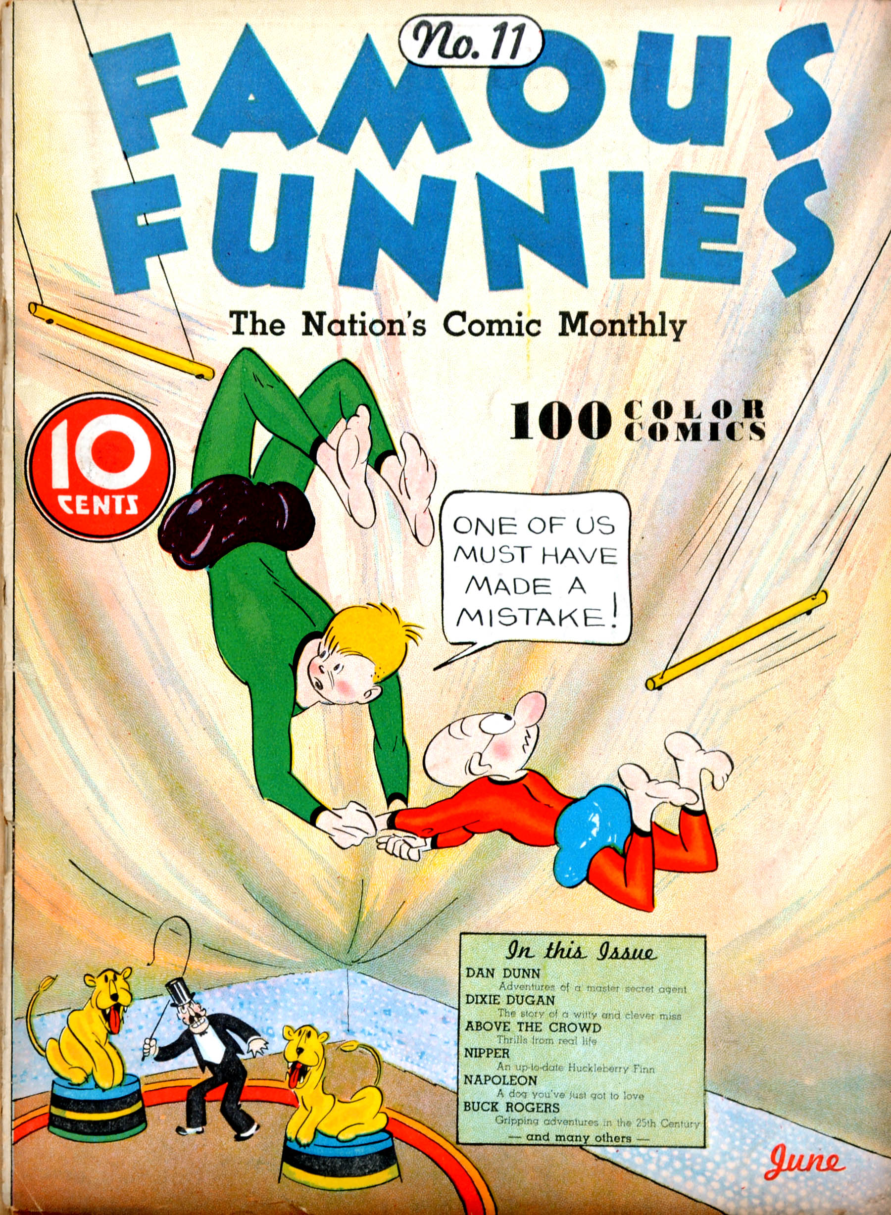 Read online Famous Funnies comic -  Issue #11 - 1