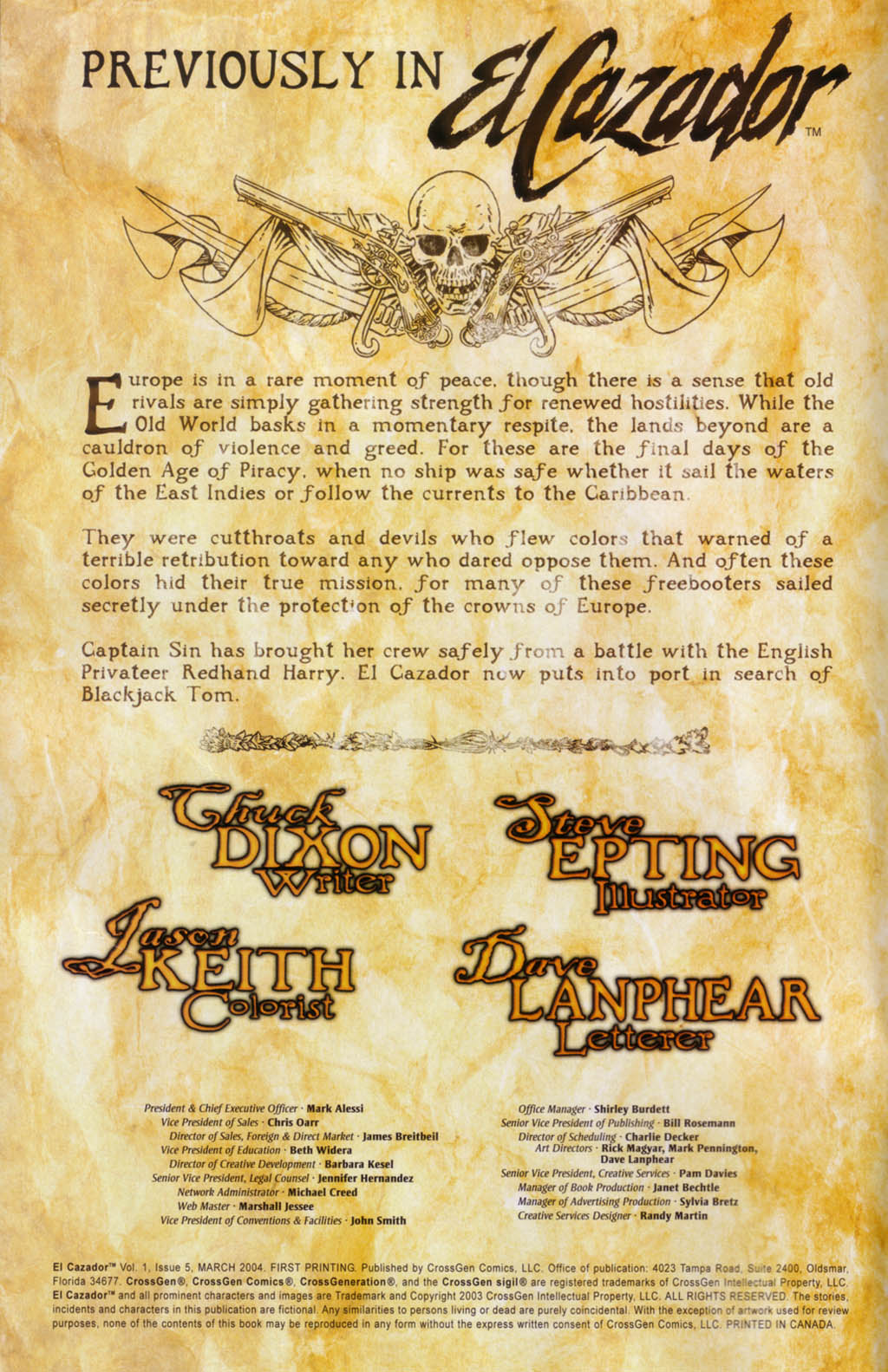 Read online El Cazador comic -  Issue #5 - 2