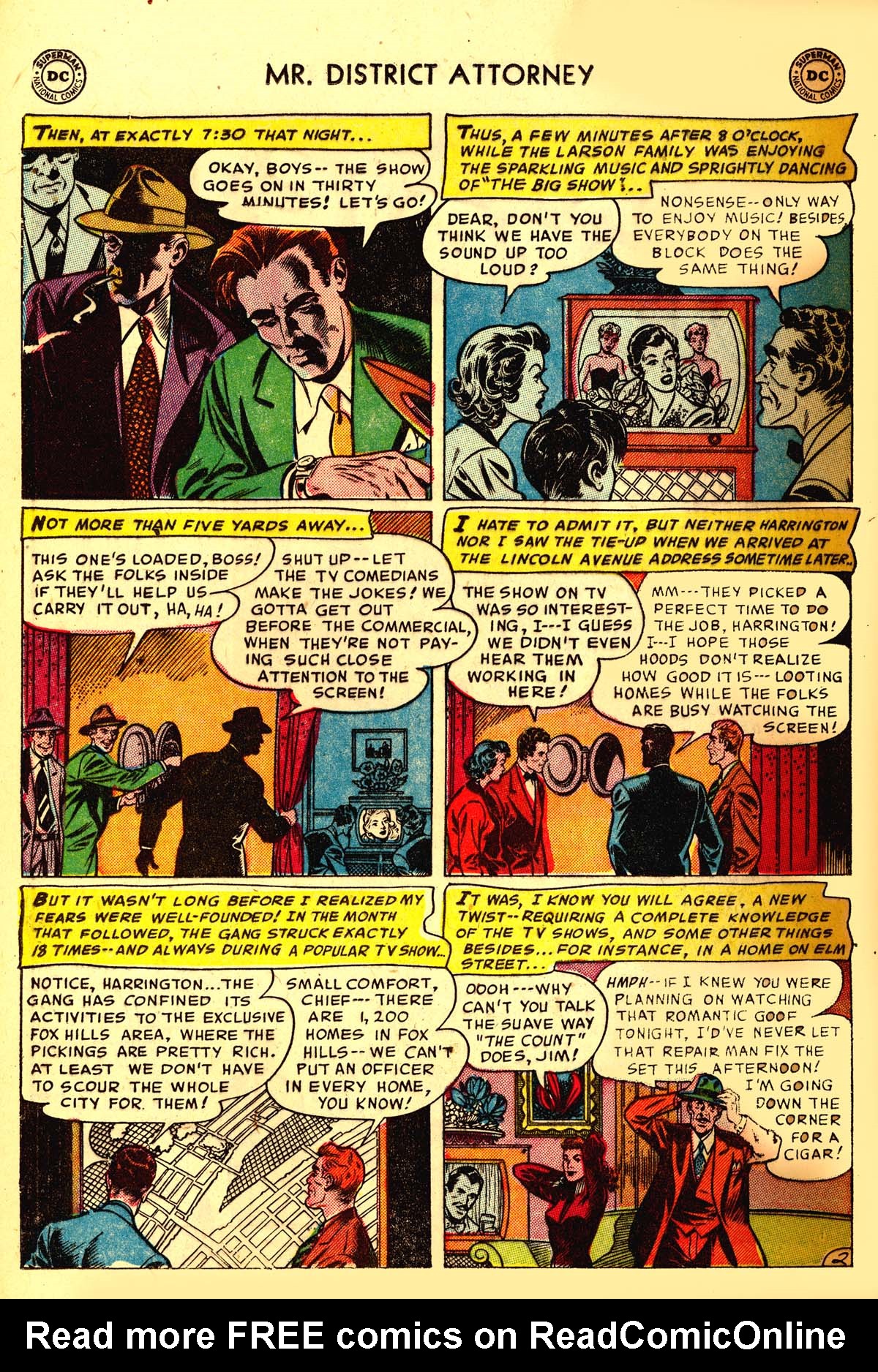 Read online Mr. District Attorney comic -  Issue #32 - 12