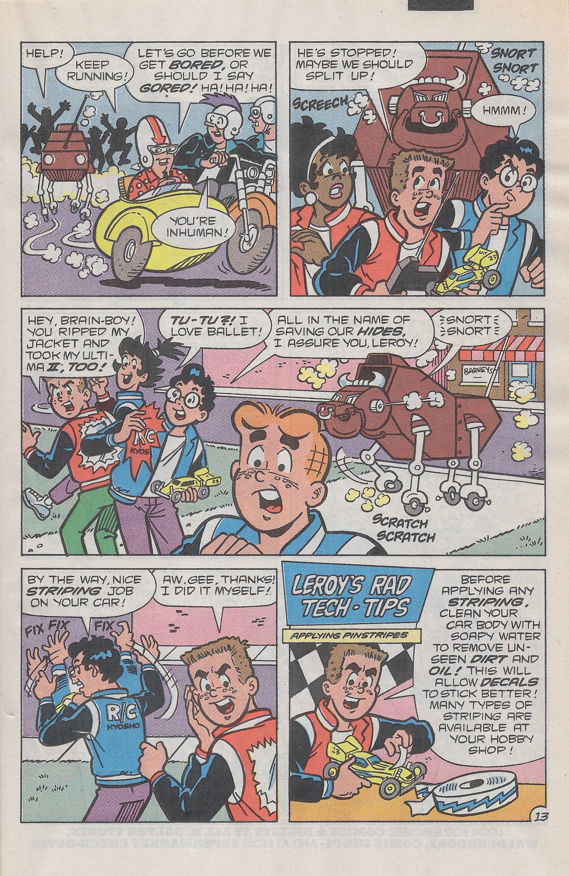 Read online Archie's R/C Racers comic -  Issue #9 - 21