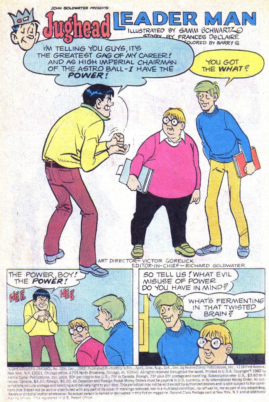 Read online Jughead (1965) comic -  Issue #326 - 3