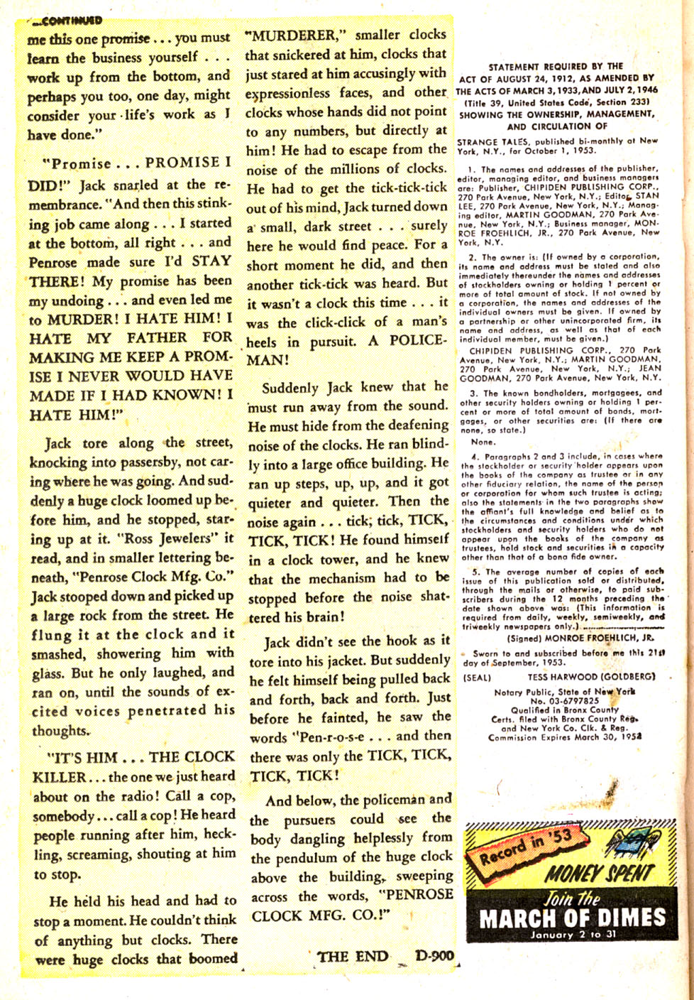 Strange Tales (1951) Issue #27 #29 - English 22