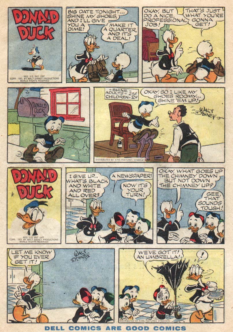 Read online Walt Disney's Comics and Stories comic -  Issue #186 - 34