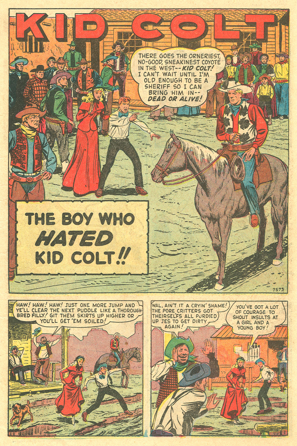 Read online Kid Colt Outlaw comic -  Issue #12 - 11