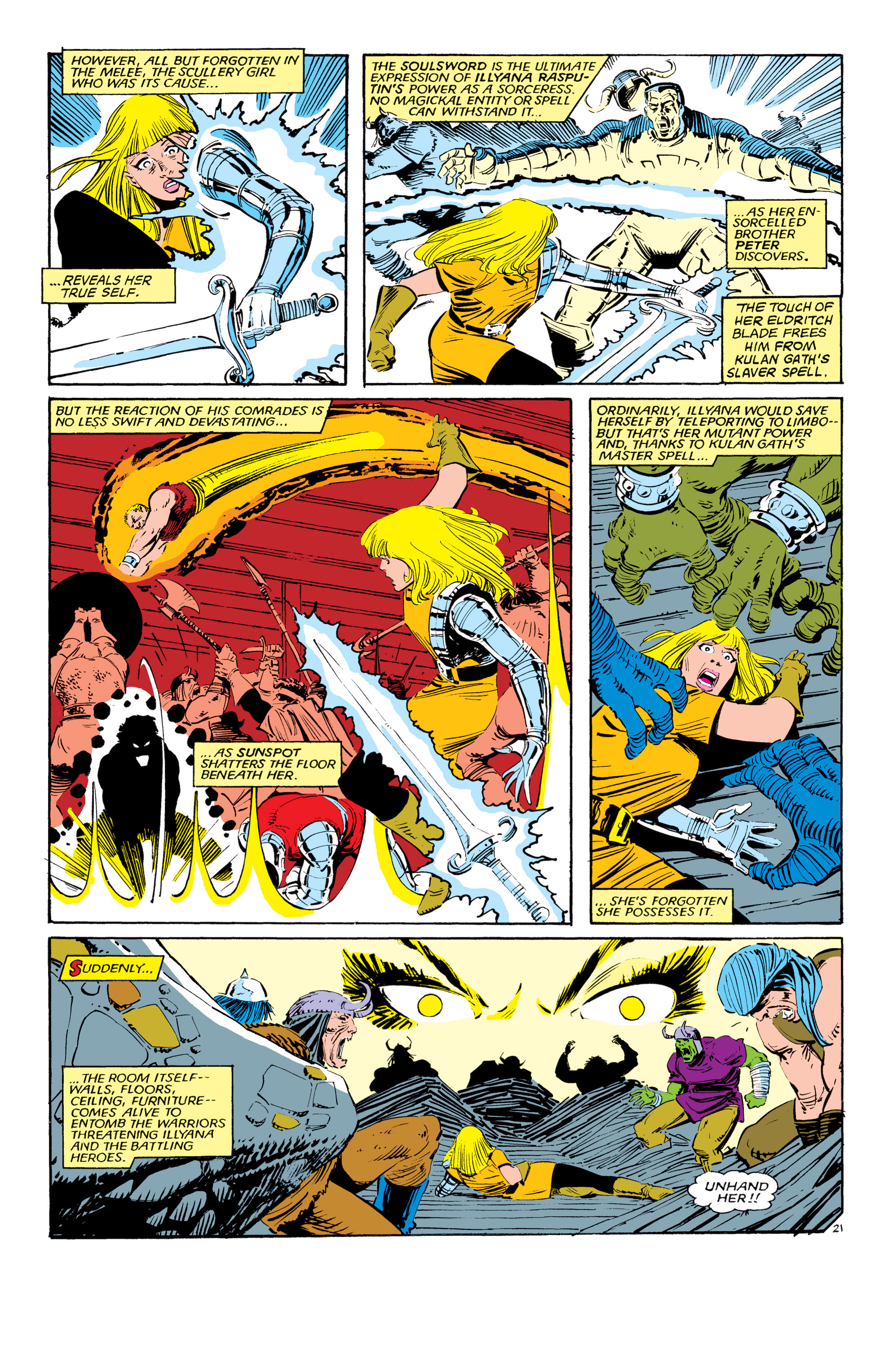 Read online Uncanny X-Men (1963) comic -  Issue #190 - 21