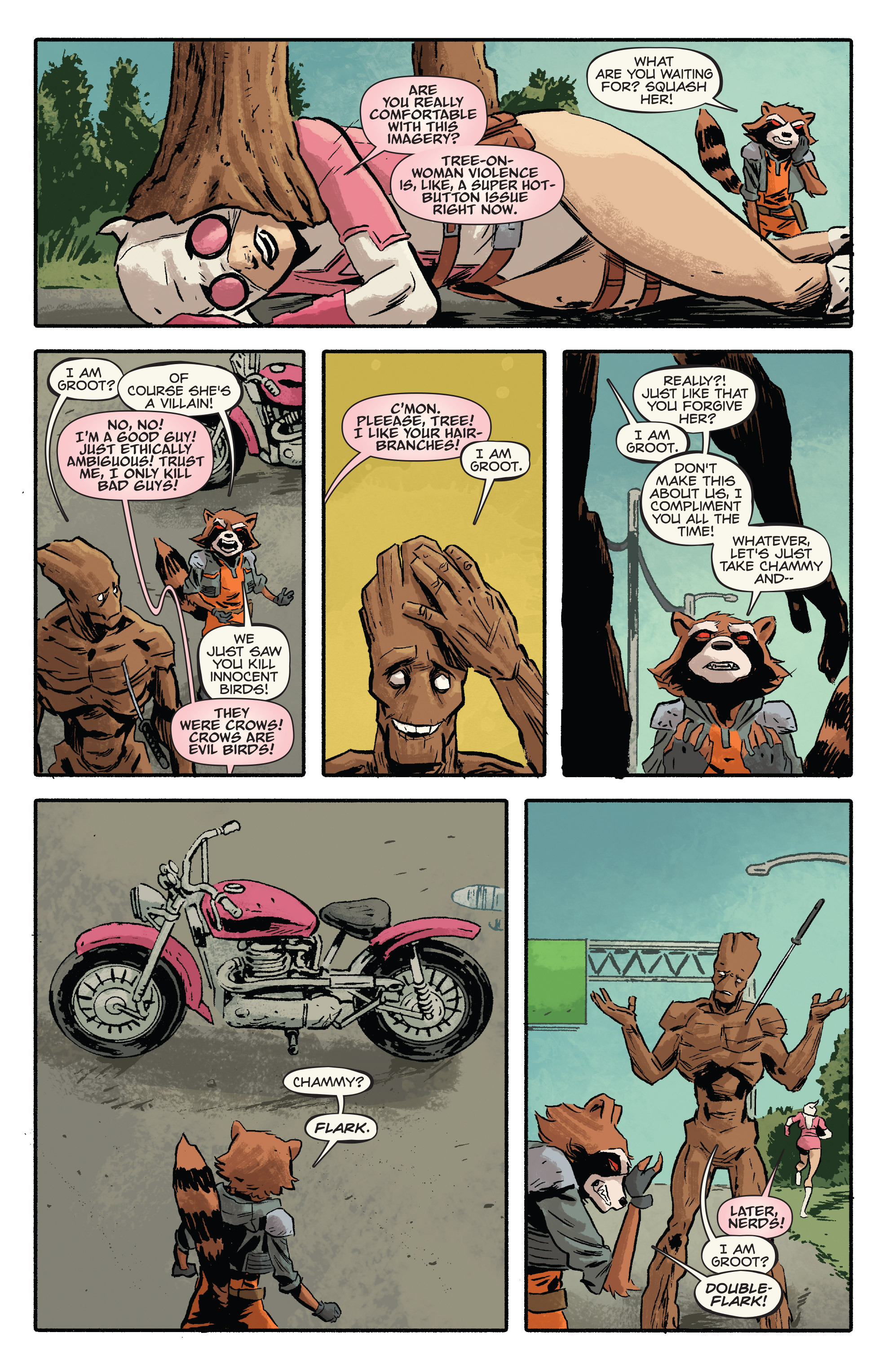 Read online Rocket Raccoon & Groot comic -  Issue #8 - 14