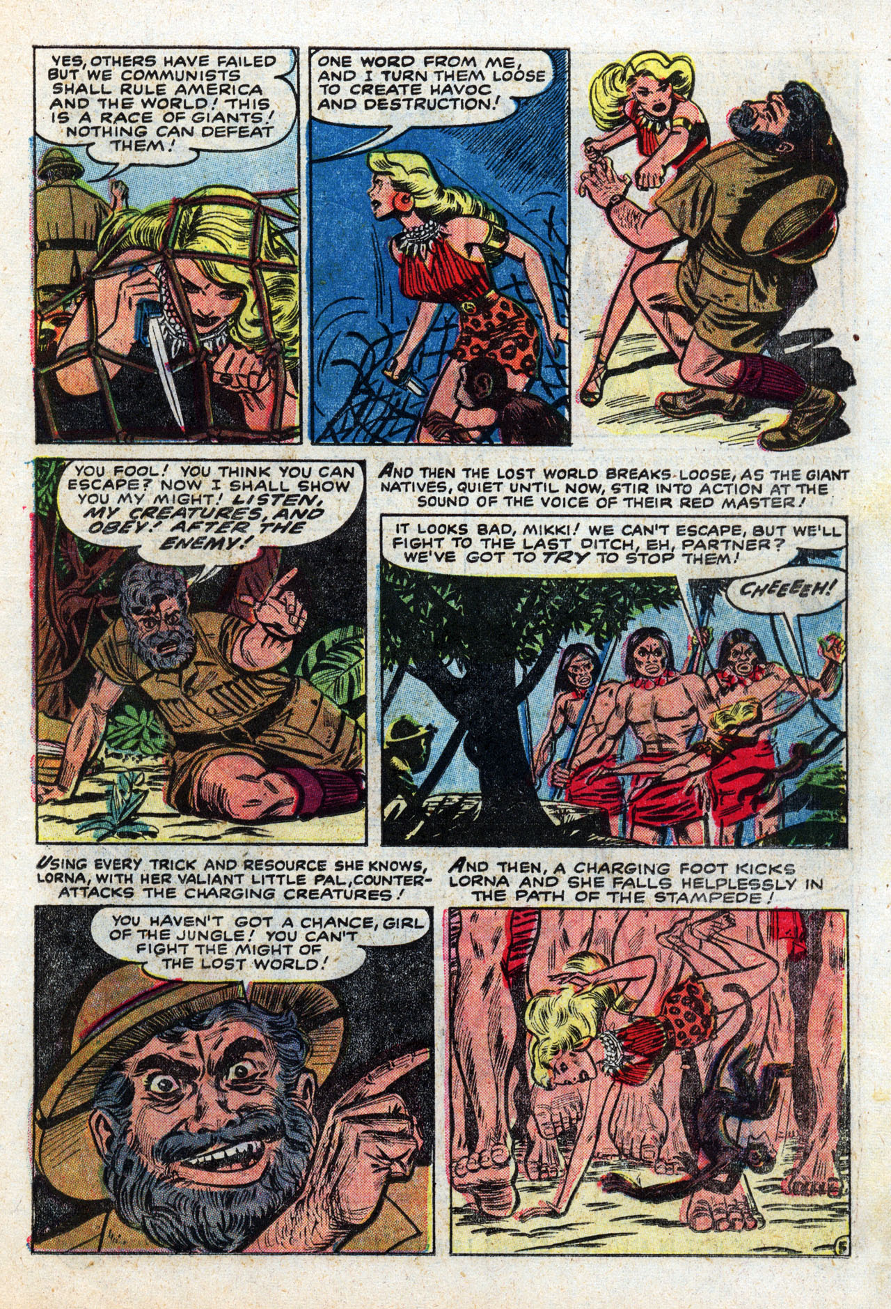 Read online Lorna, The Jungle Girl comic -  Issue #13 - 15