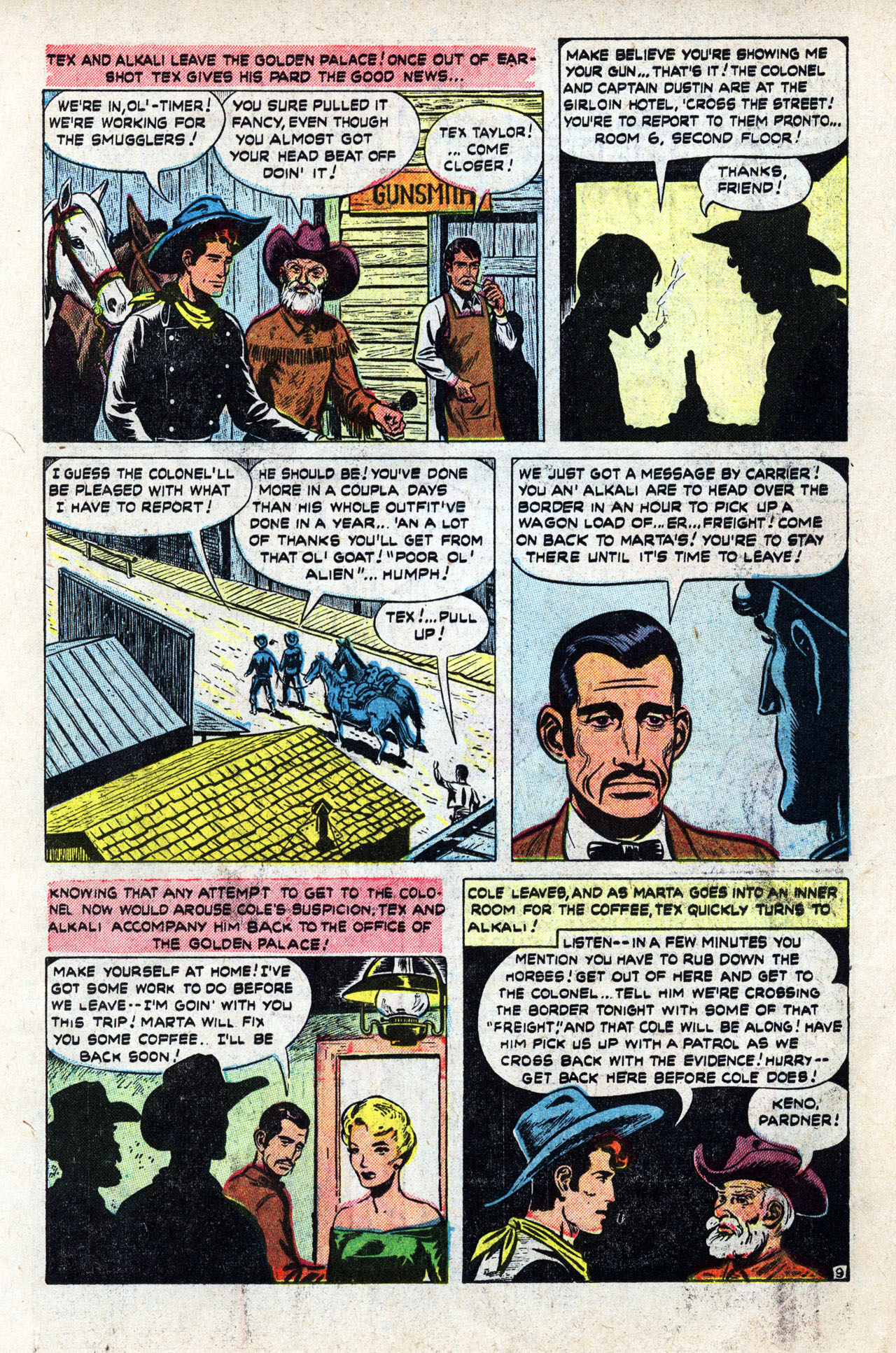 Read online Tex Taylor comic -  Issue #9 - 11