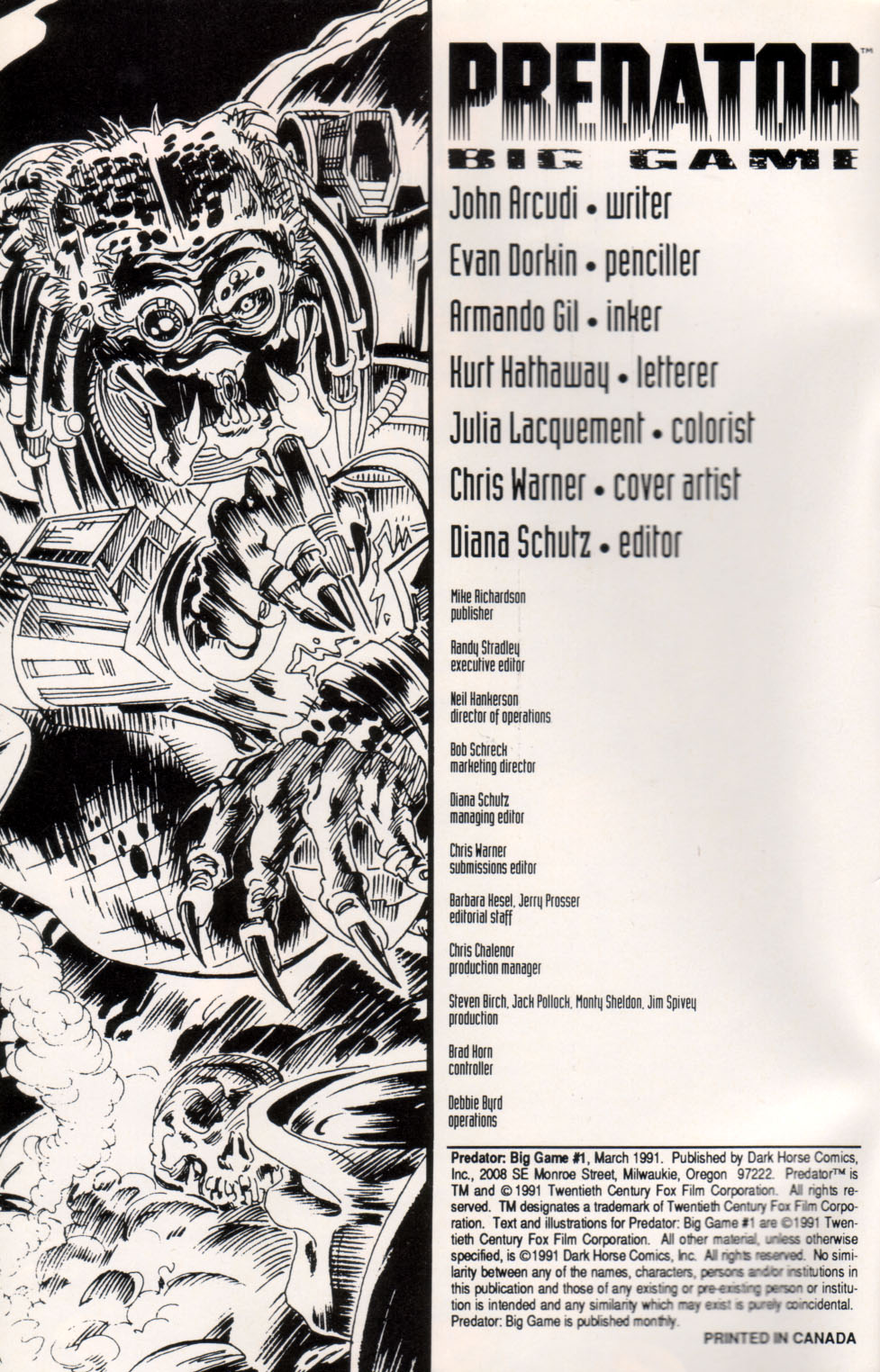 Read online Predator: Big Game comic -  Issue #1 - 2