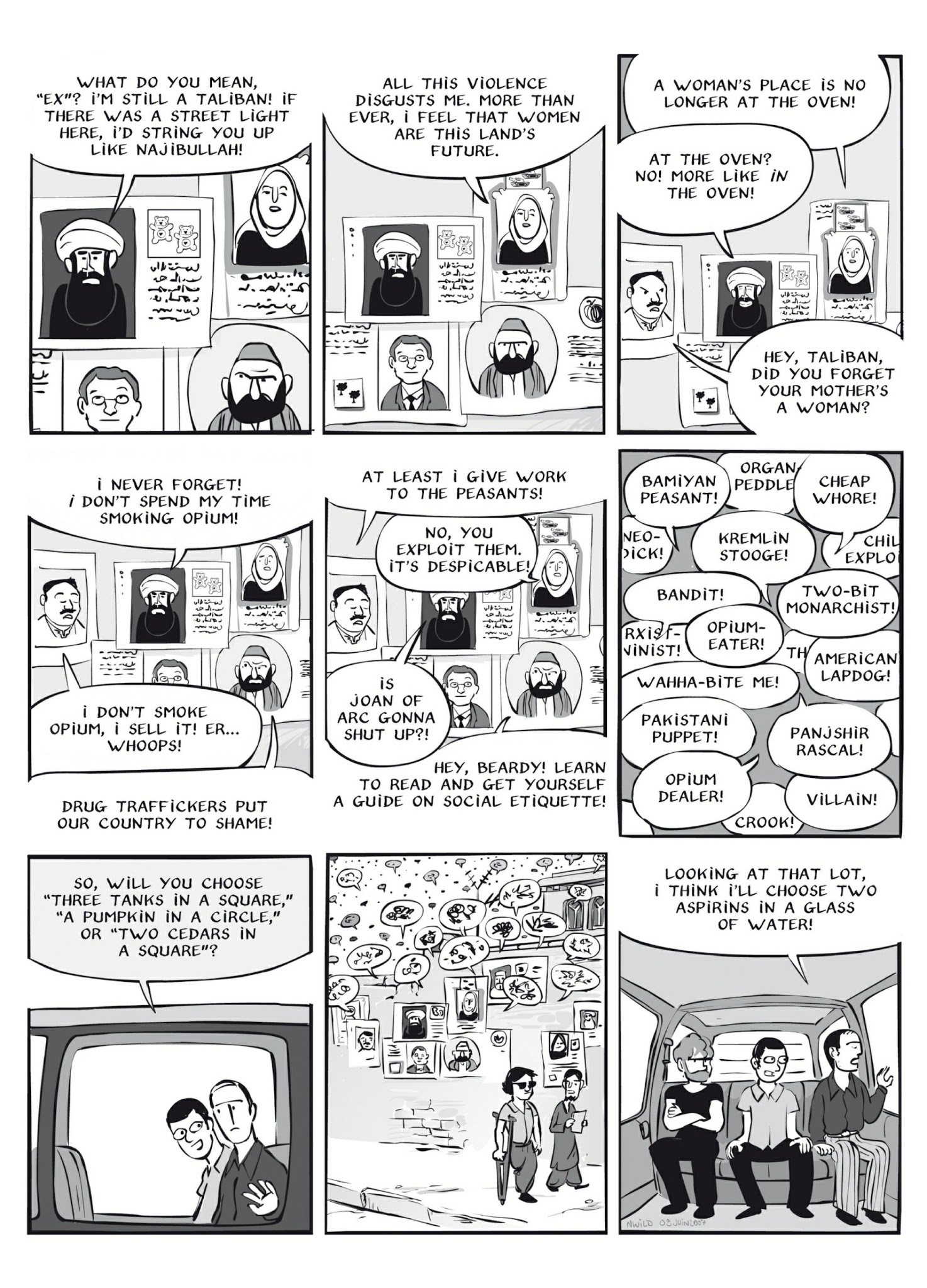 Read online Kabul Disco: How I Managed Not to be Abducted in Afghanistan comic -  Issue # TPB - 117