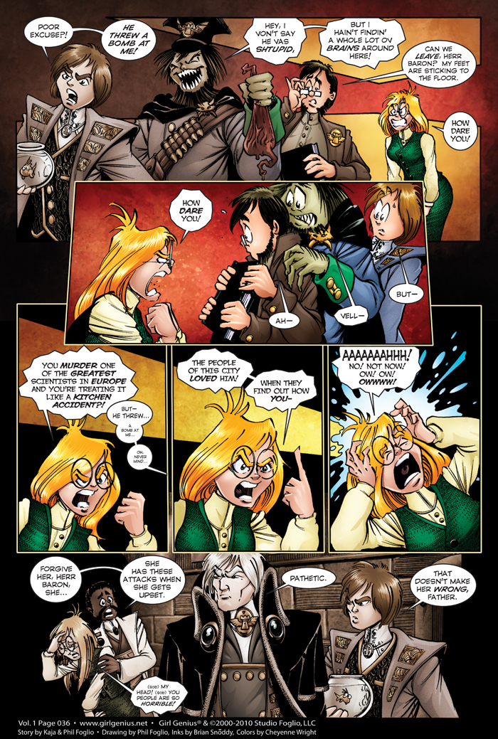 Read online Girl Genius (2002) comic -  Issue #1 - 36