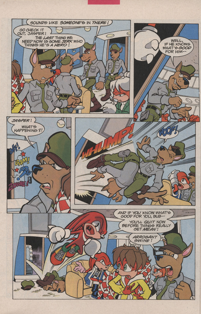 Read online Knuckles the Echidna comic -  Issue #6 - 8