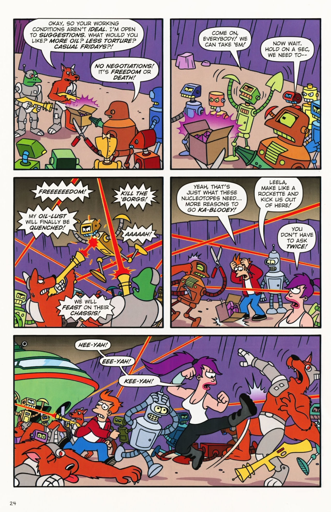 Read online Futurama Comics comic -  Issue #53 - 23