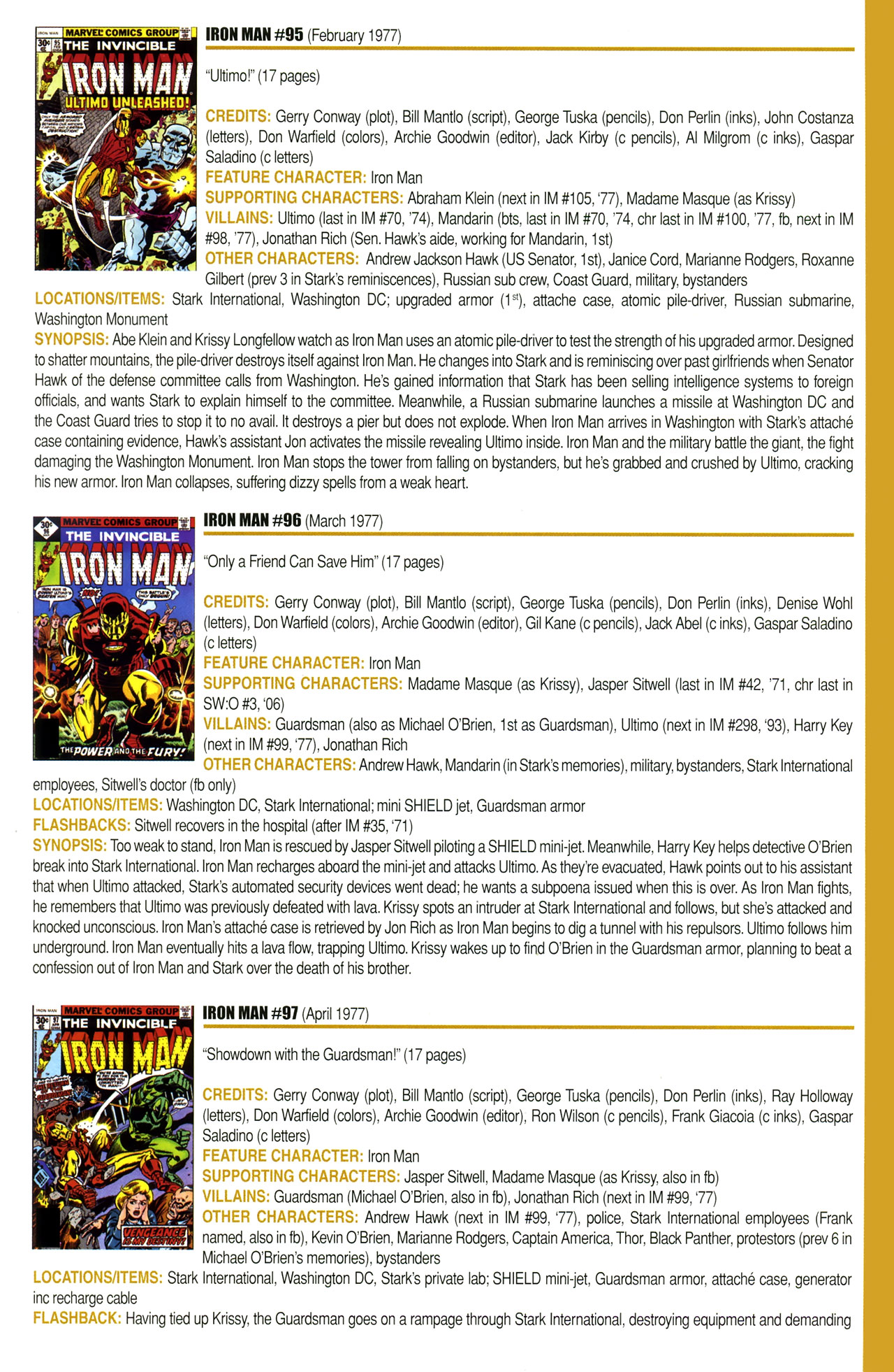 Read online Official Index to the Marvel Universe comic -  Issue #4 - 37