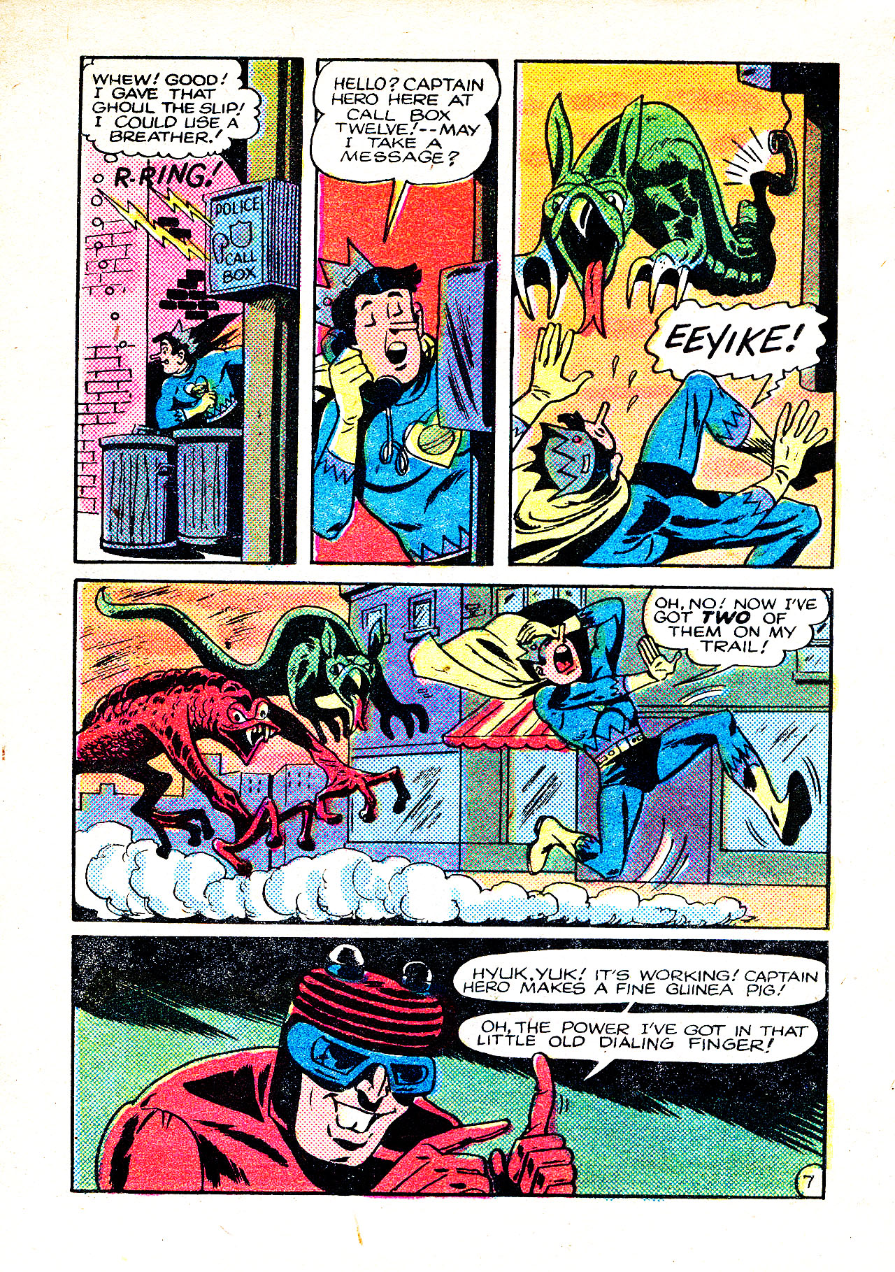 Read online Captain Hero Comics Digest Magazine comic -  Issue # TPB - 127