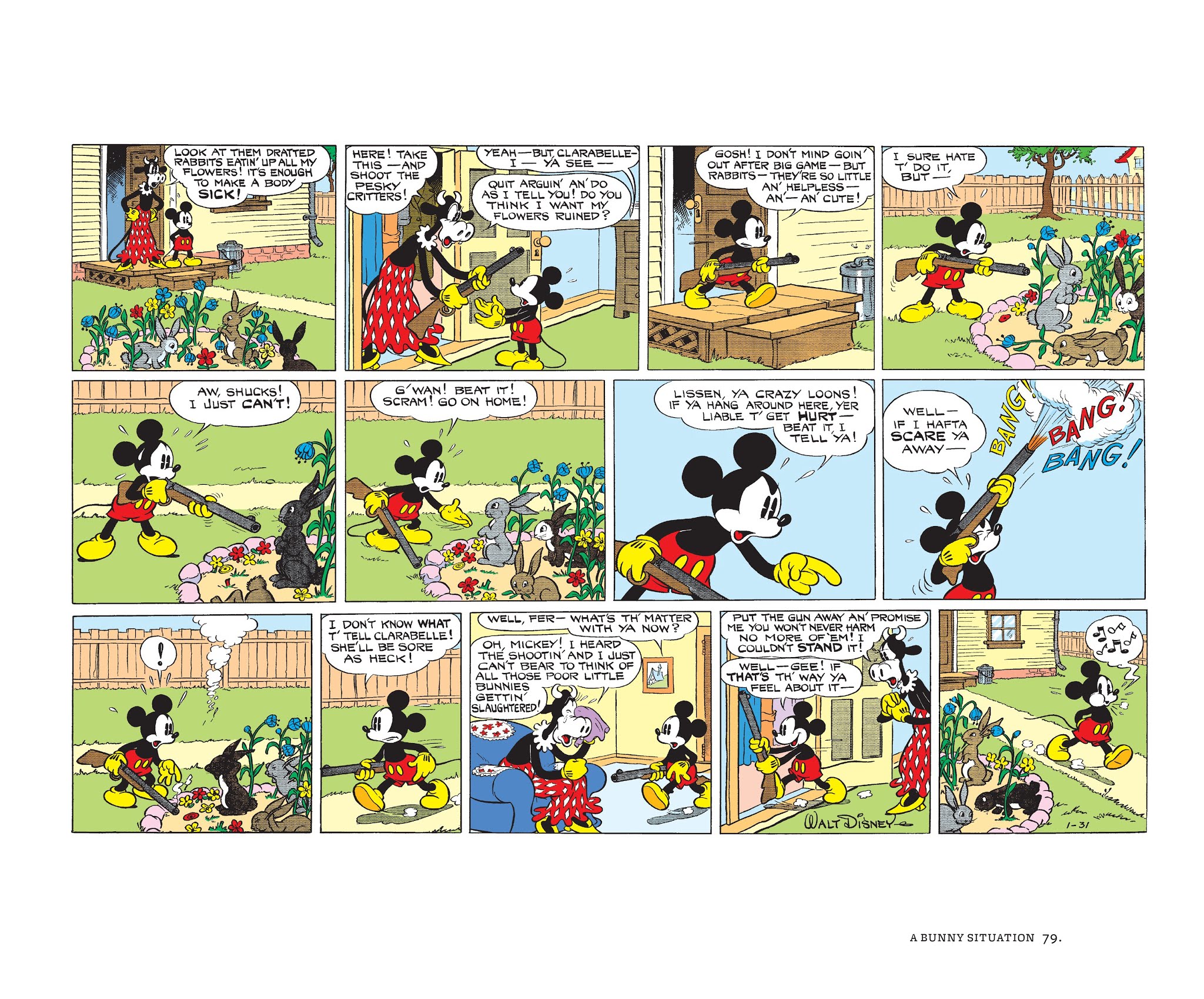 Read online Walt Disney's Mickey Mouse Color Sundays comic -  Issue # TPB 2 (Part 1) - 79