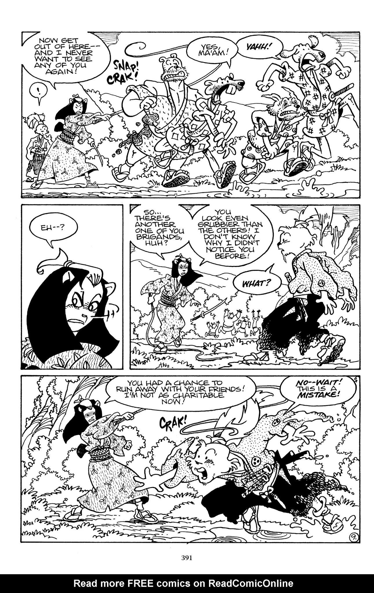 Read online The Usagi Yojimbo Saga comic -  Issue # TPB 6 - 389