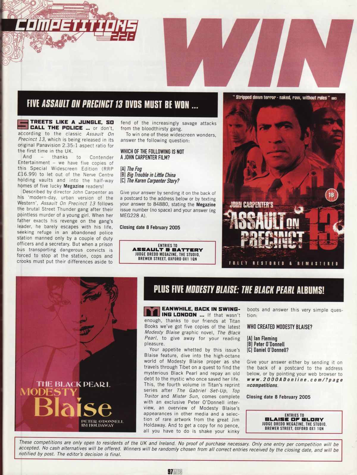 Read online Judge Dredd Megazine (Vol. 5) comic -  Issue #228 - 97