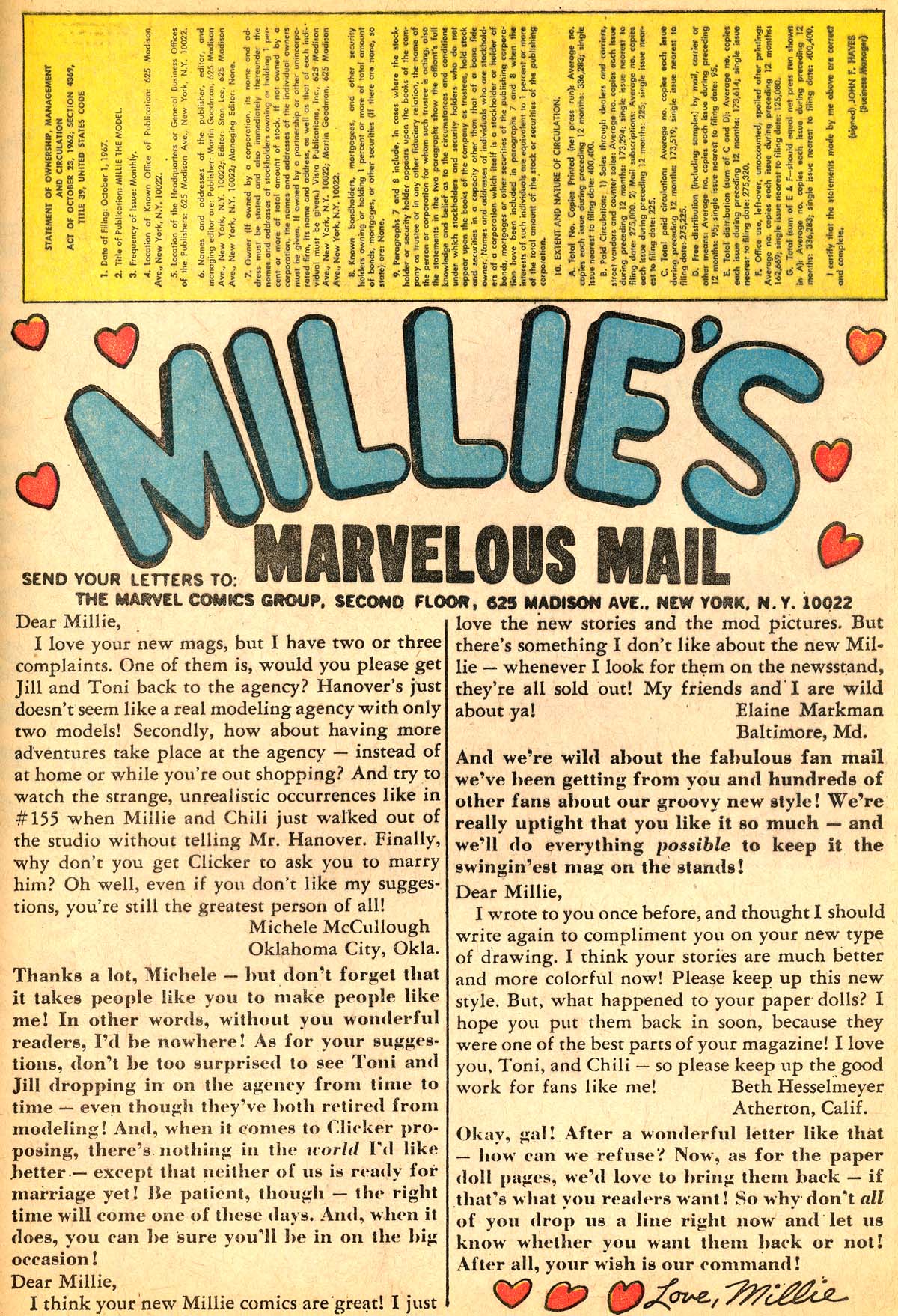 Read online Millie the Model comic -  Issue #158 - 33