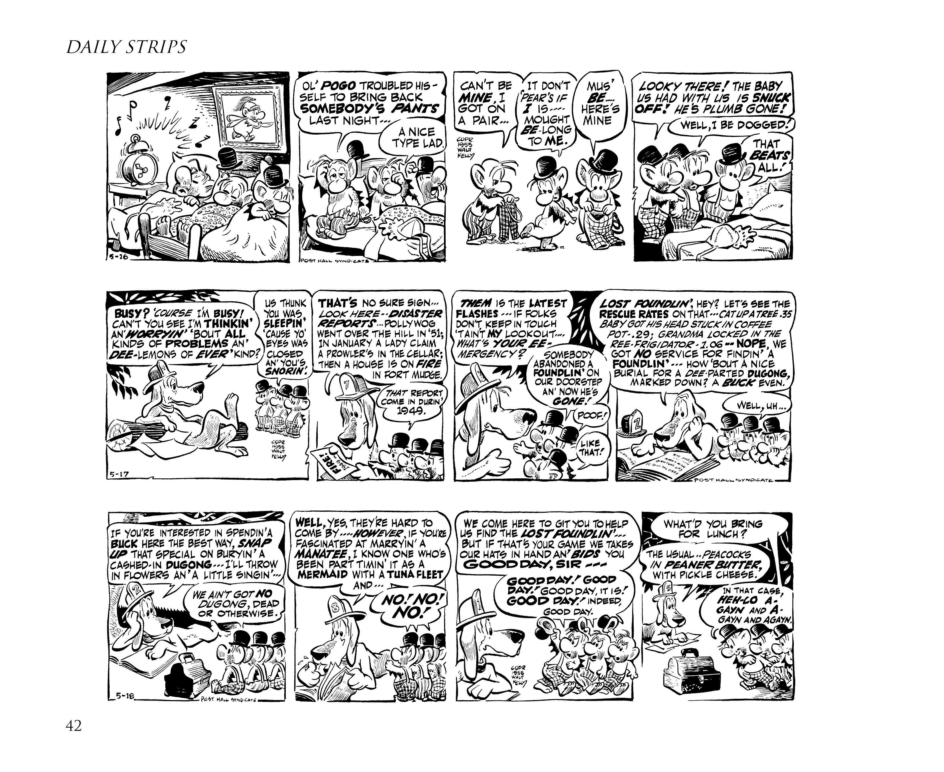 Read online Pogo by Walt Kelly: The Complete Syndicated Comic Strips comic -  Issue # TPB 4 (Part 1) - 54