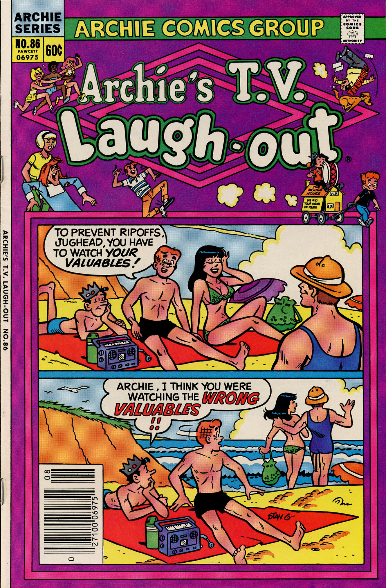 Read online Archie's TV Laugh-Out comic -  Issue #86 - 1