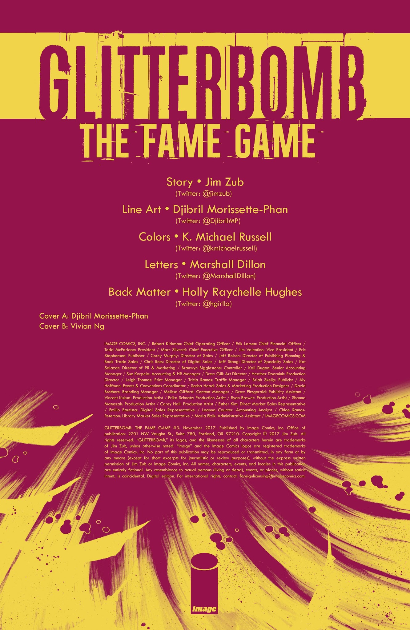 Read online Glitterbomb: The Fame Game comic -  Issue #3 - 2