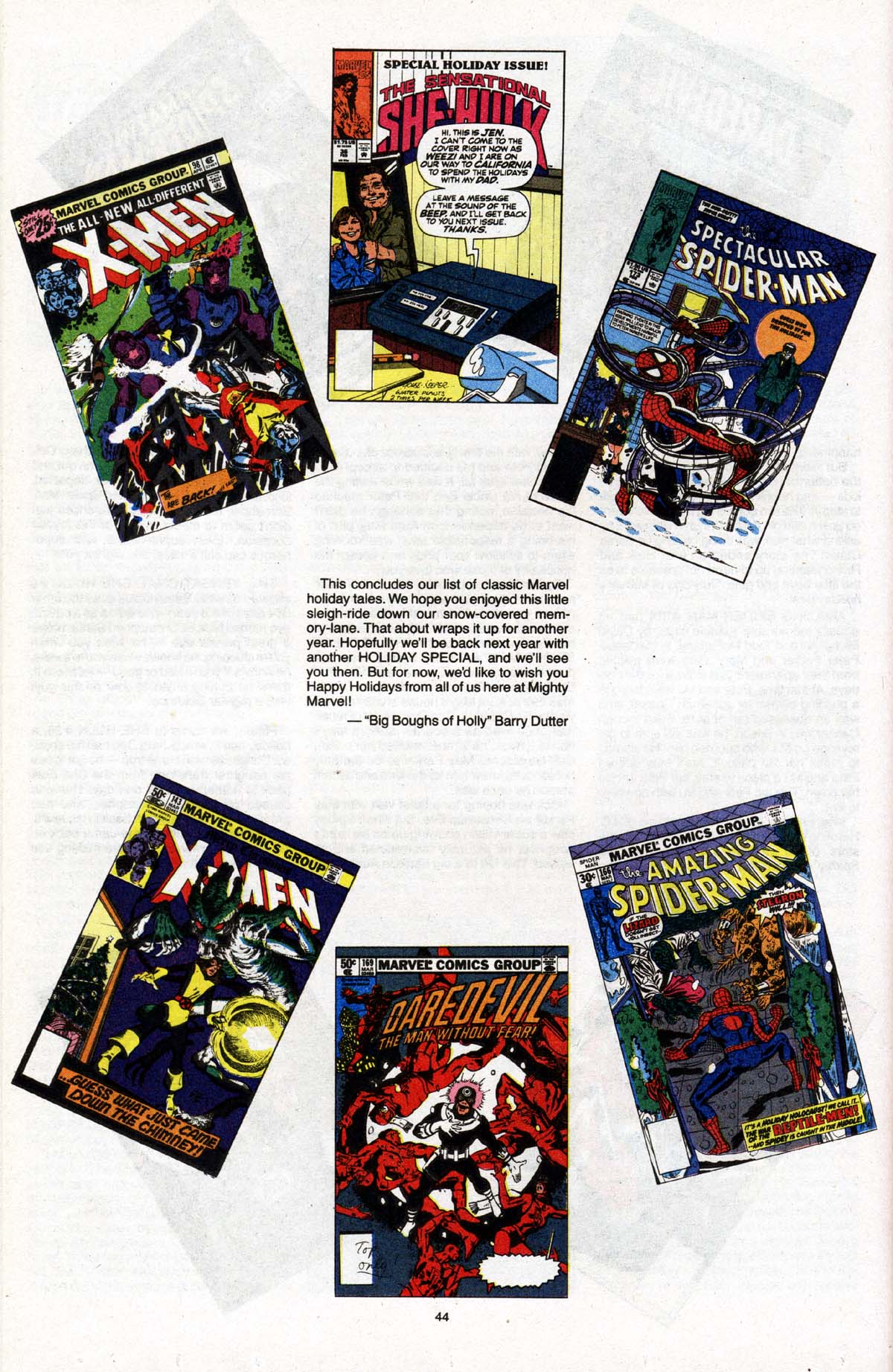 Read online Marvel Holiday Special (1991) comic -  Issue #1992 - 45