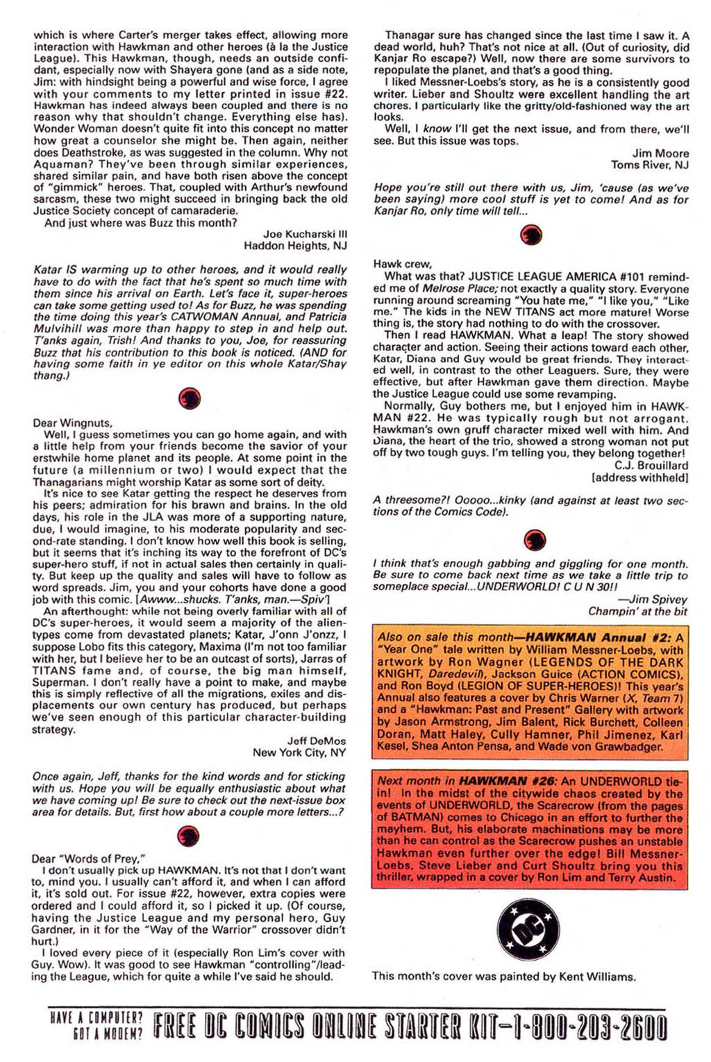 Read online Hawkman (1993) comic -  Issue #25 - 25