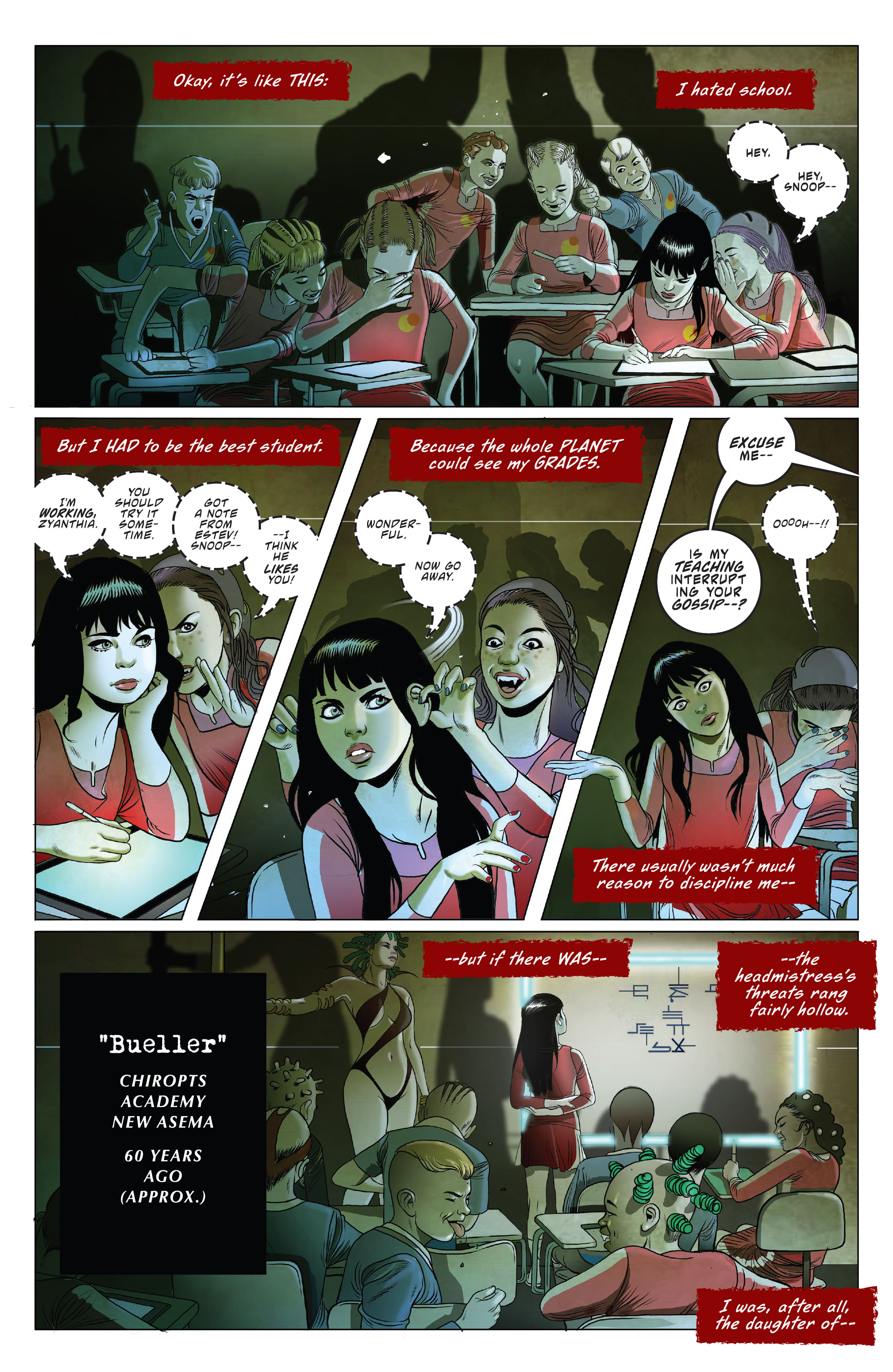 Read online Vampirella: Year One comic -  Issue #1 - 9