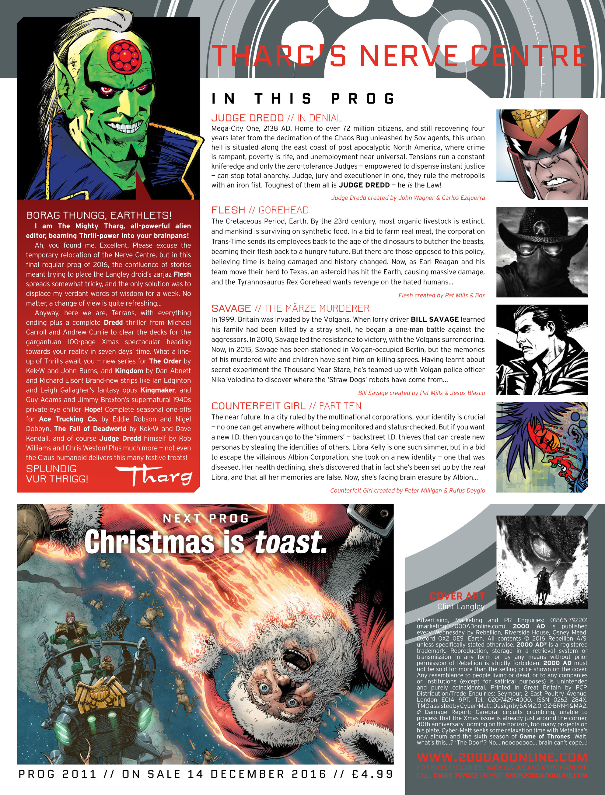 Read online 2000 AD comic -  Issue #2010 - 12