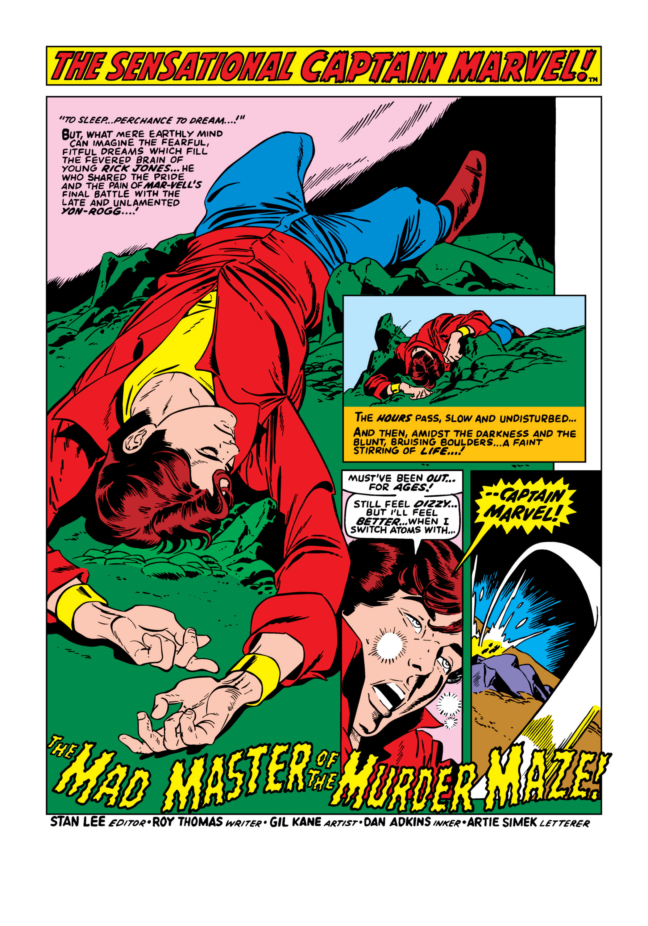 Read online Marvel Masterworks: Captain Marvel comic -  Issue # TPB 2 (Part 2) - 98