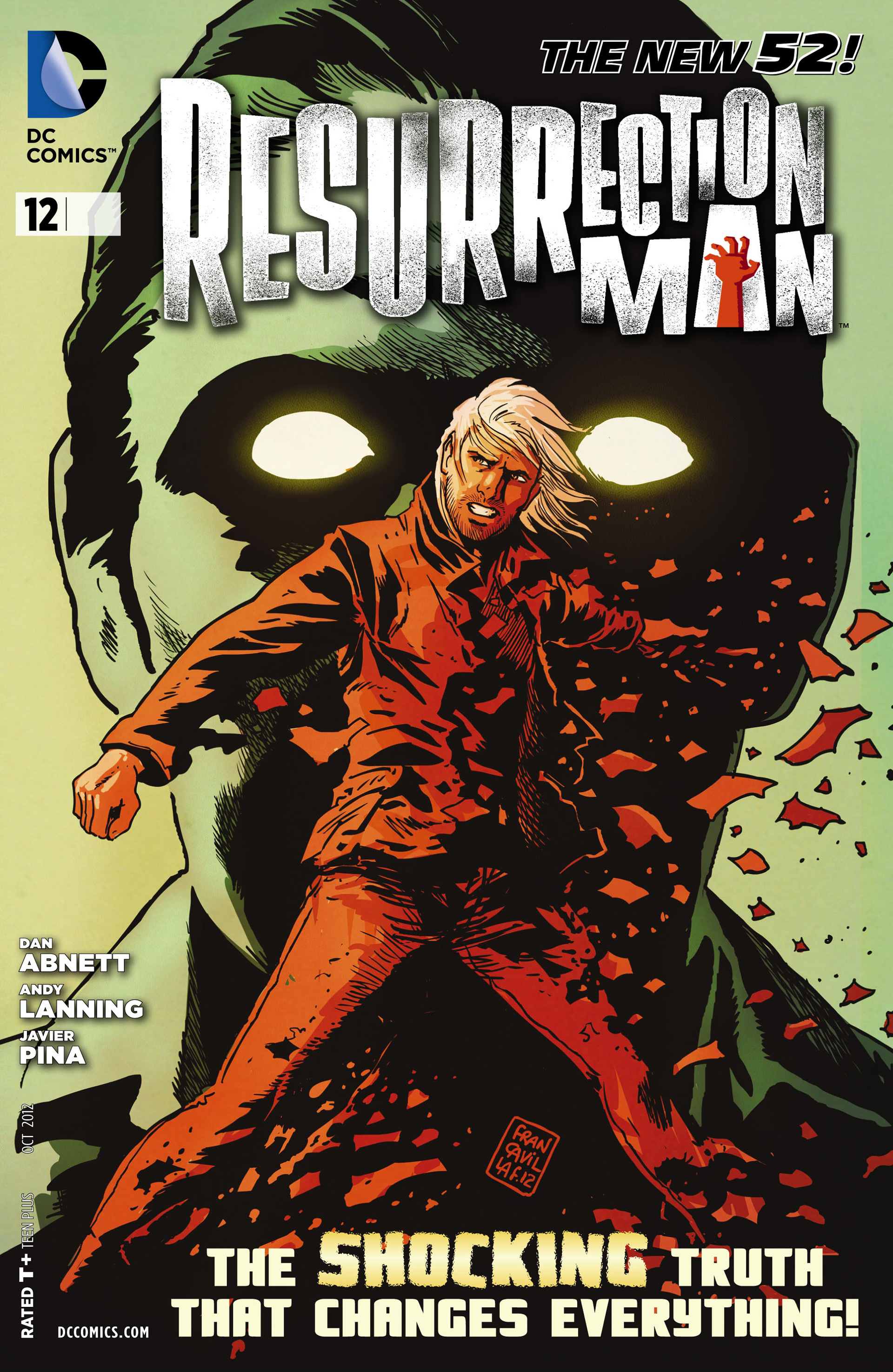Read online Resurrection Man (2011) comic -  Issue #12 - 1