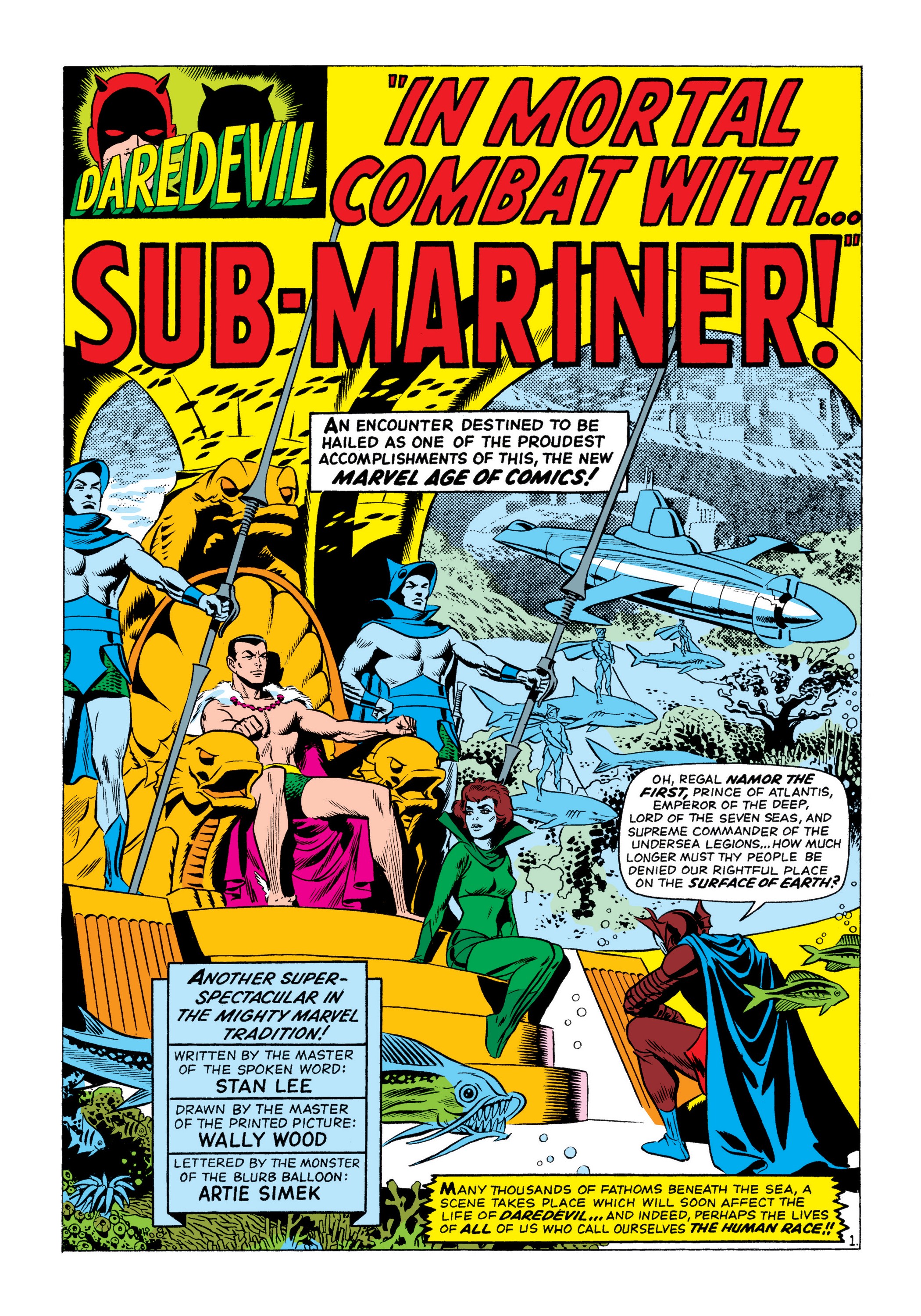 Read online Marvel Masterworks: The Sub-Mariner comic -  Issue # TPB 1 (Part 1) - 7