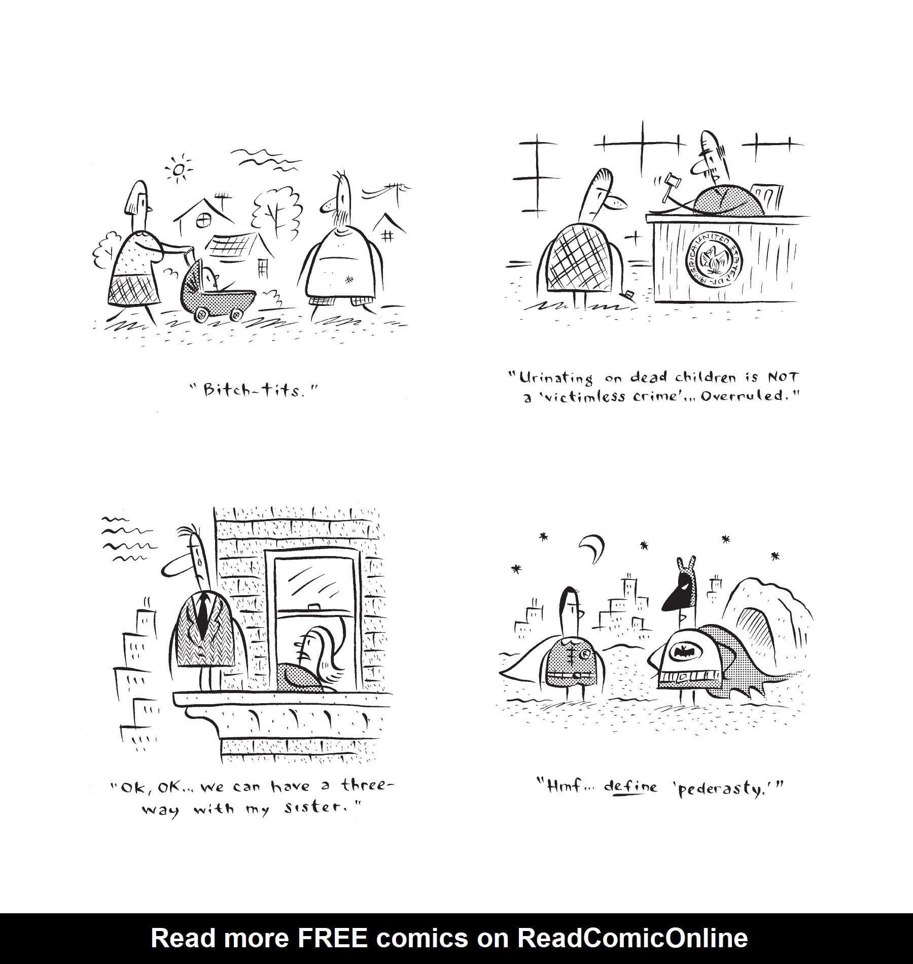 Read online Ho! The Morally Questionable Cartoons of Ivan Brunetti comic -  Issue # TPB - 100