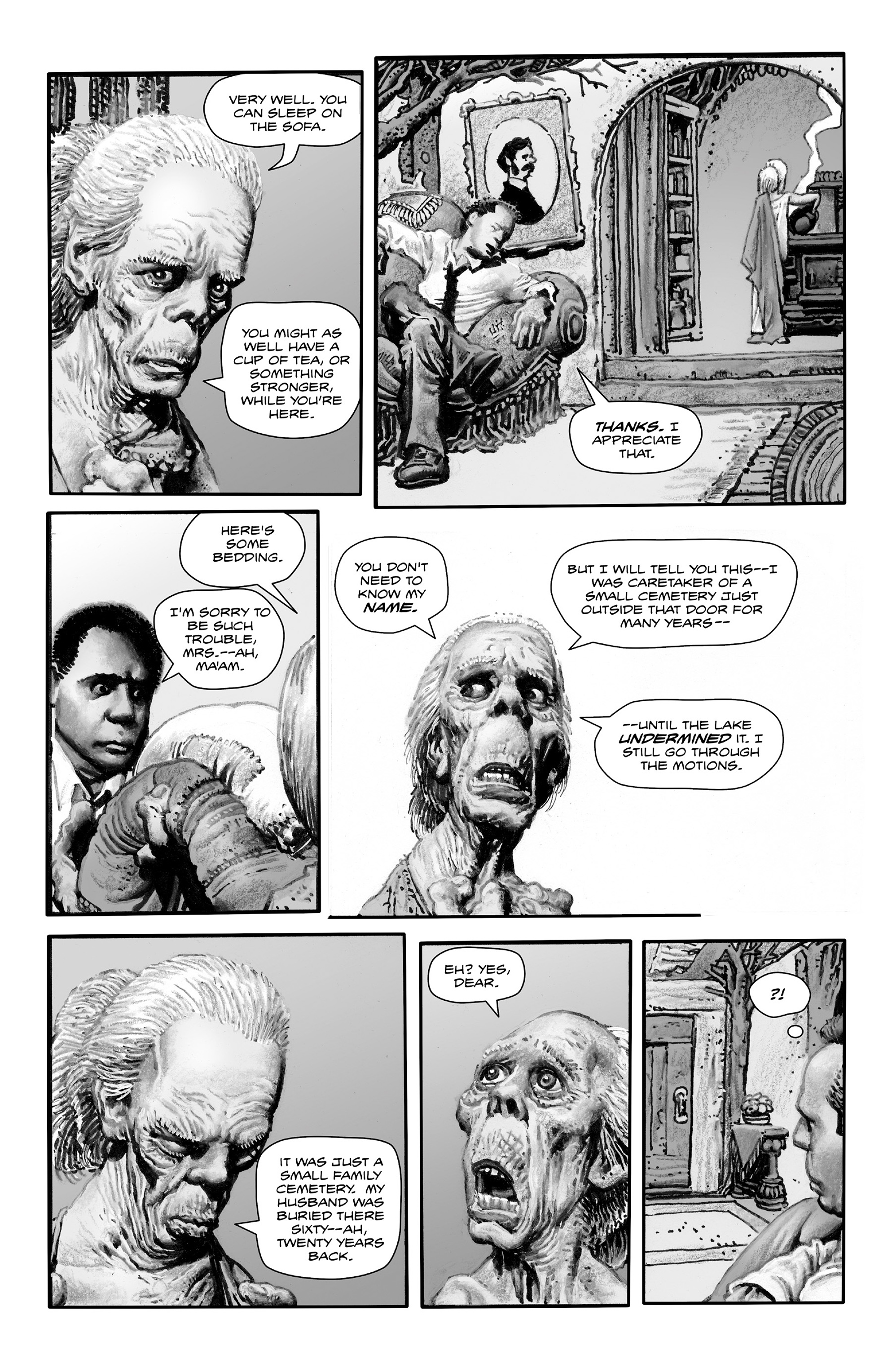Read online Shadows on the Grave comic -  Issue #5 - 6