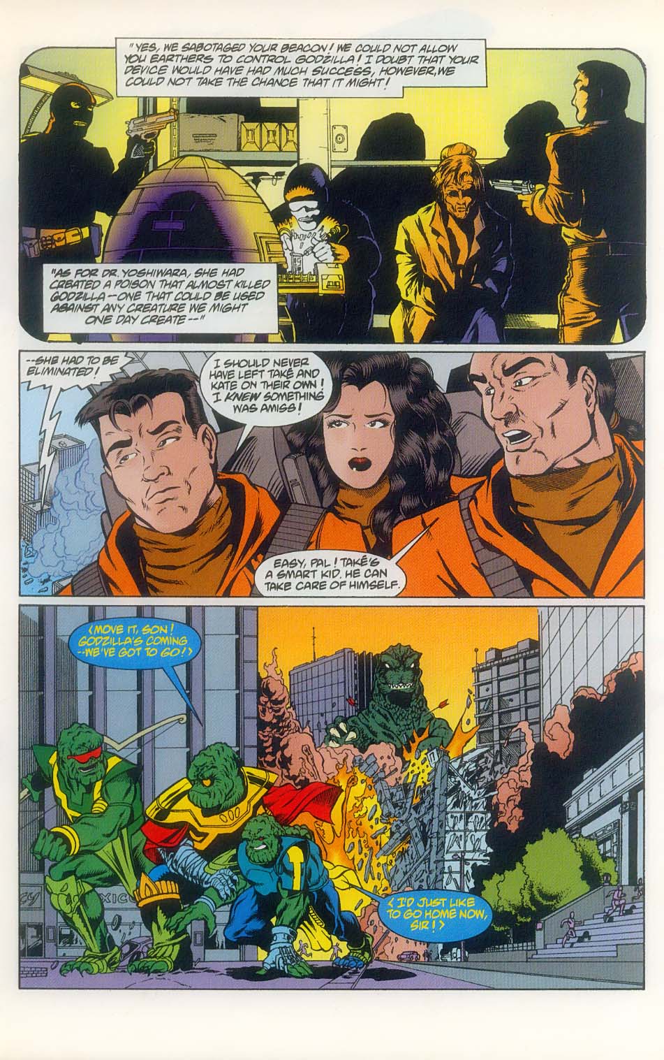 Read online Godzilla (1995) comic -  Issue #8 - 9