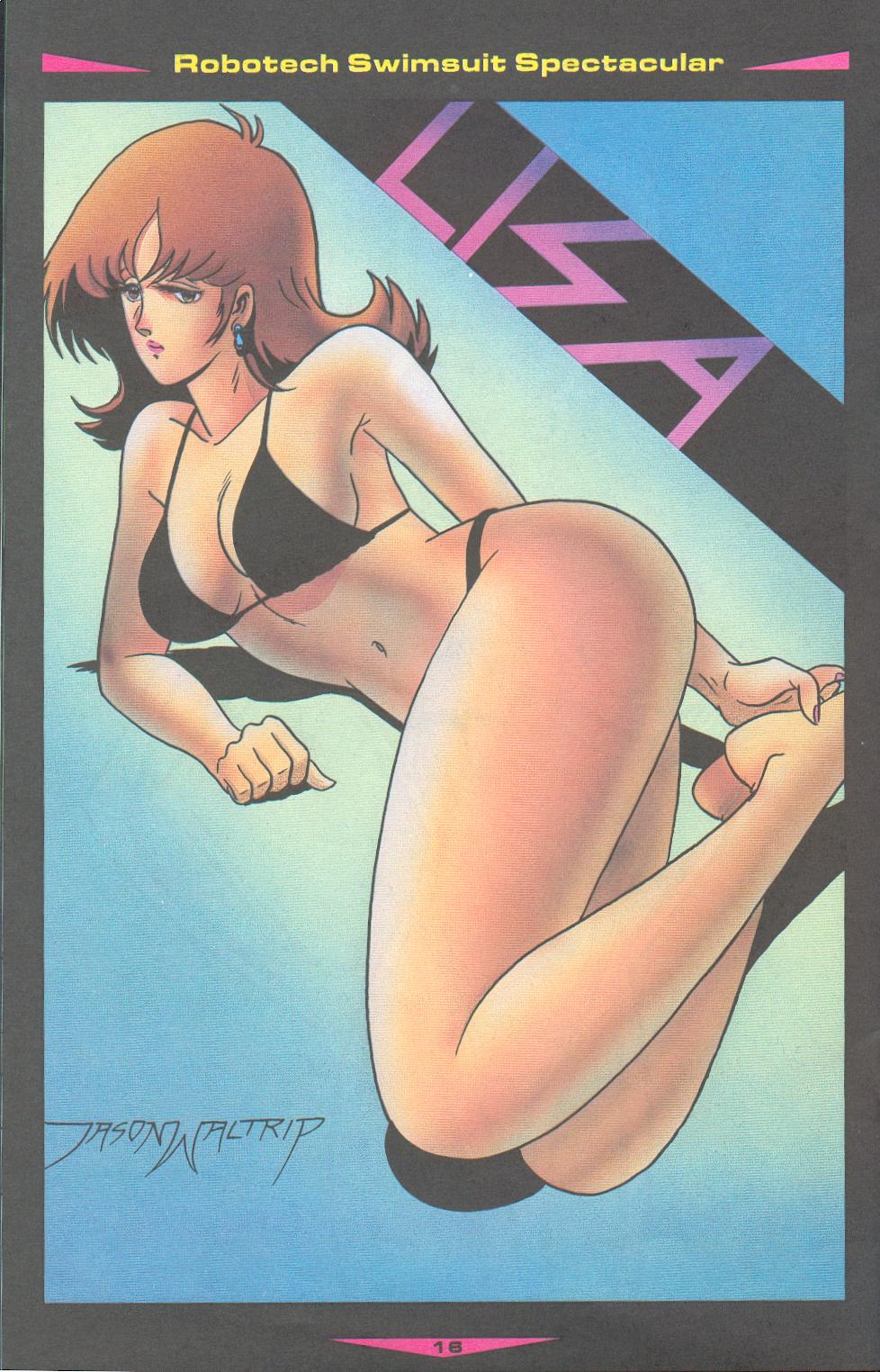 Read online Robotech II: The Sentinels comic -  Issue # _Swimsuit Spectacular 1 - 17