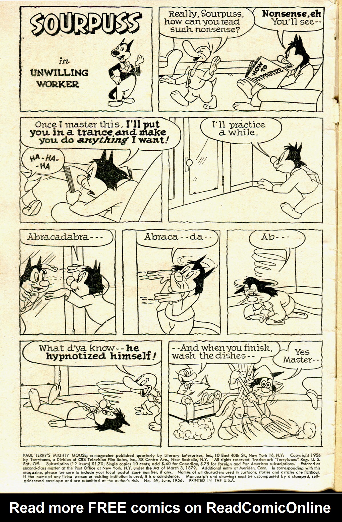 Read online Paul Terry's Mighty Mouse Comics comic -  Issue #69 - 2