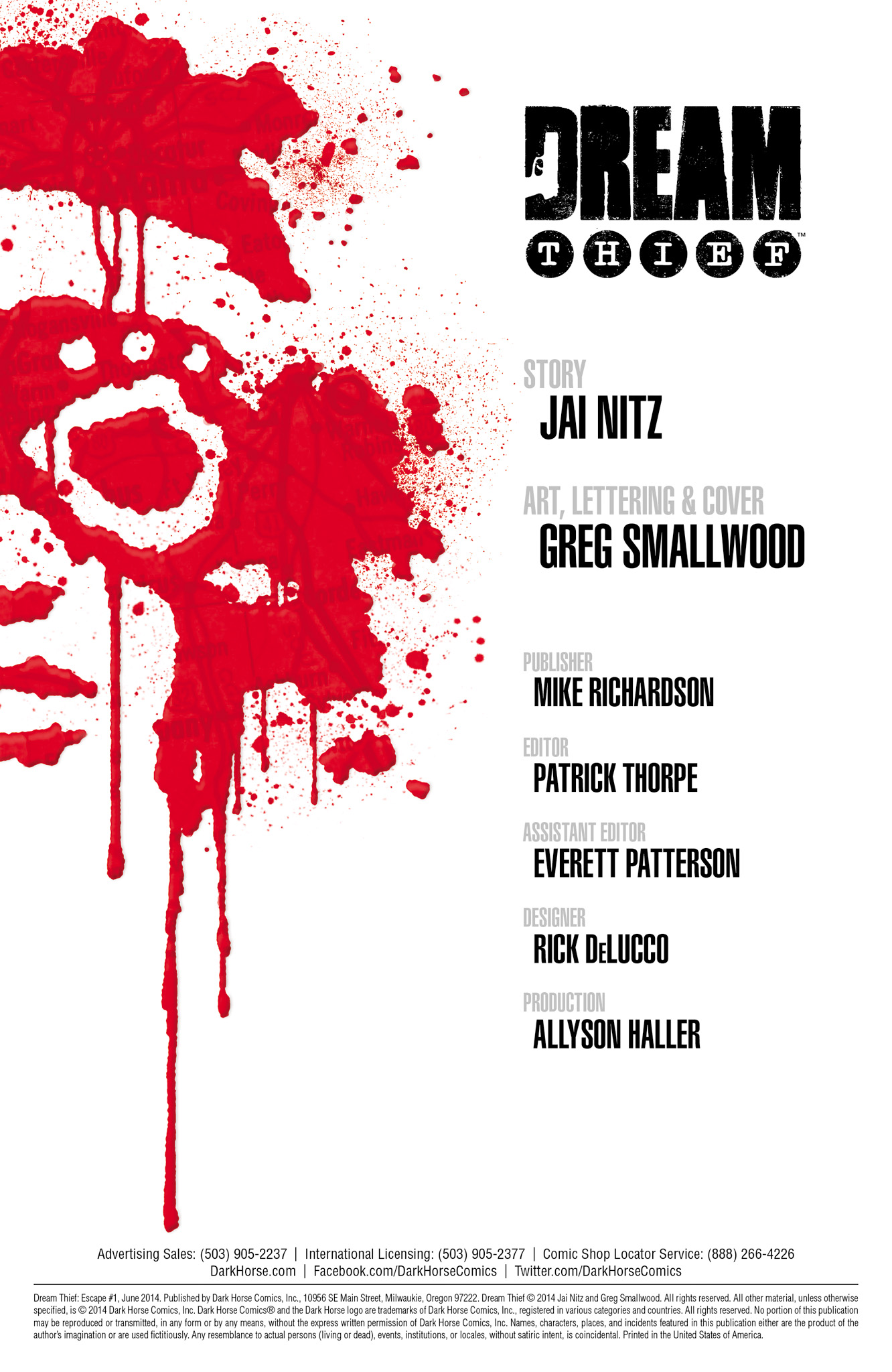 Read online Dream Thief: Escape comic -  Issue #1 - 2