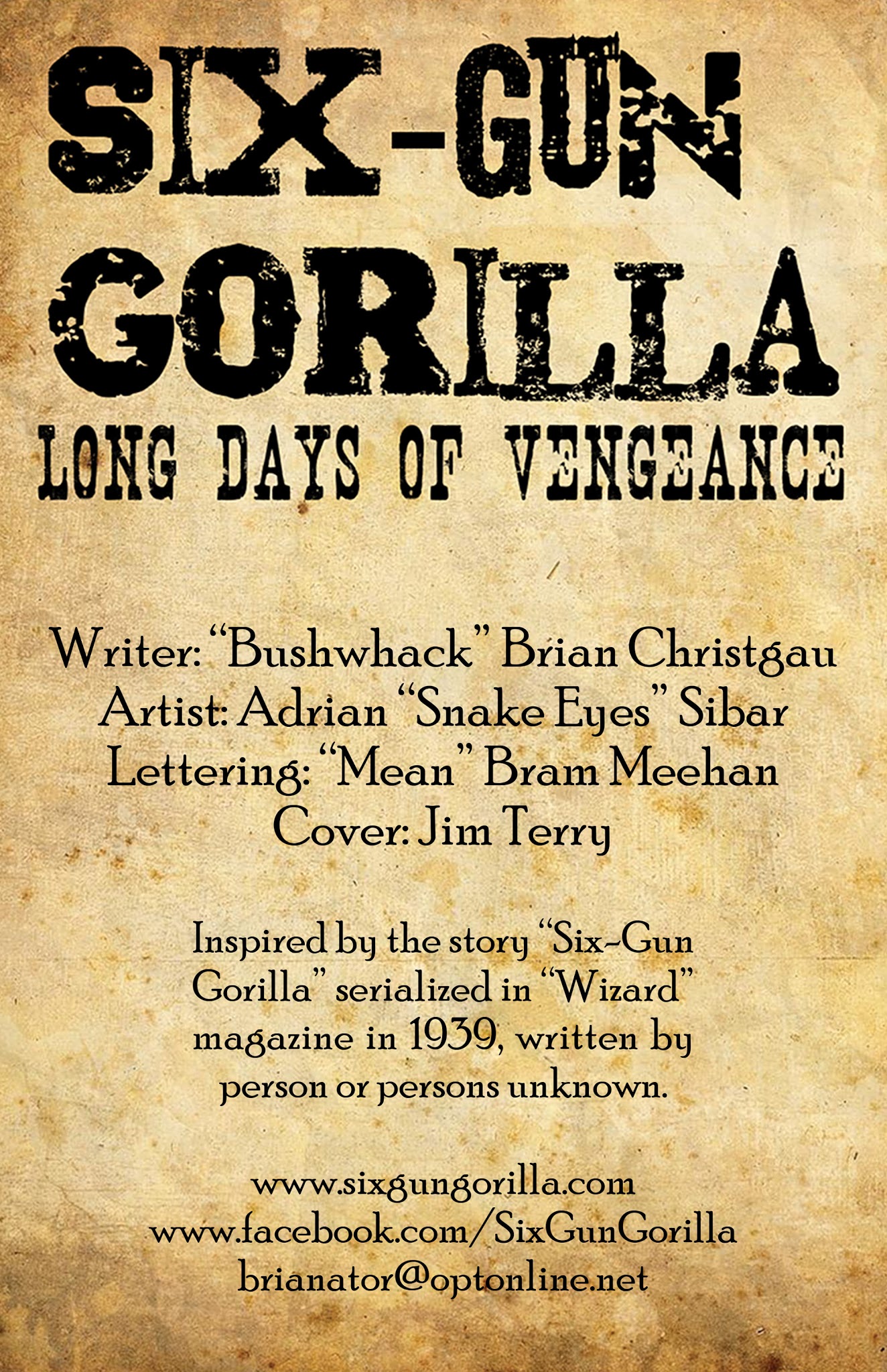 Read online Six-Gun Gorilla: Long Days of Vengeance comic -  Issue #5 - 2