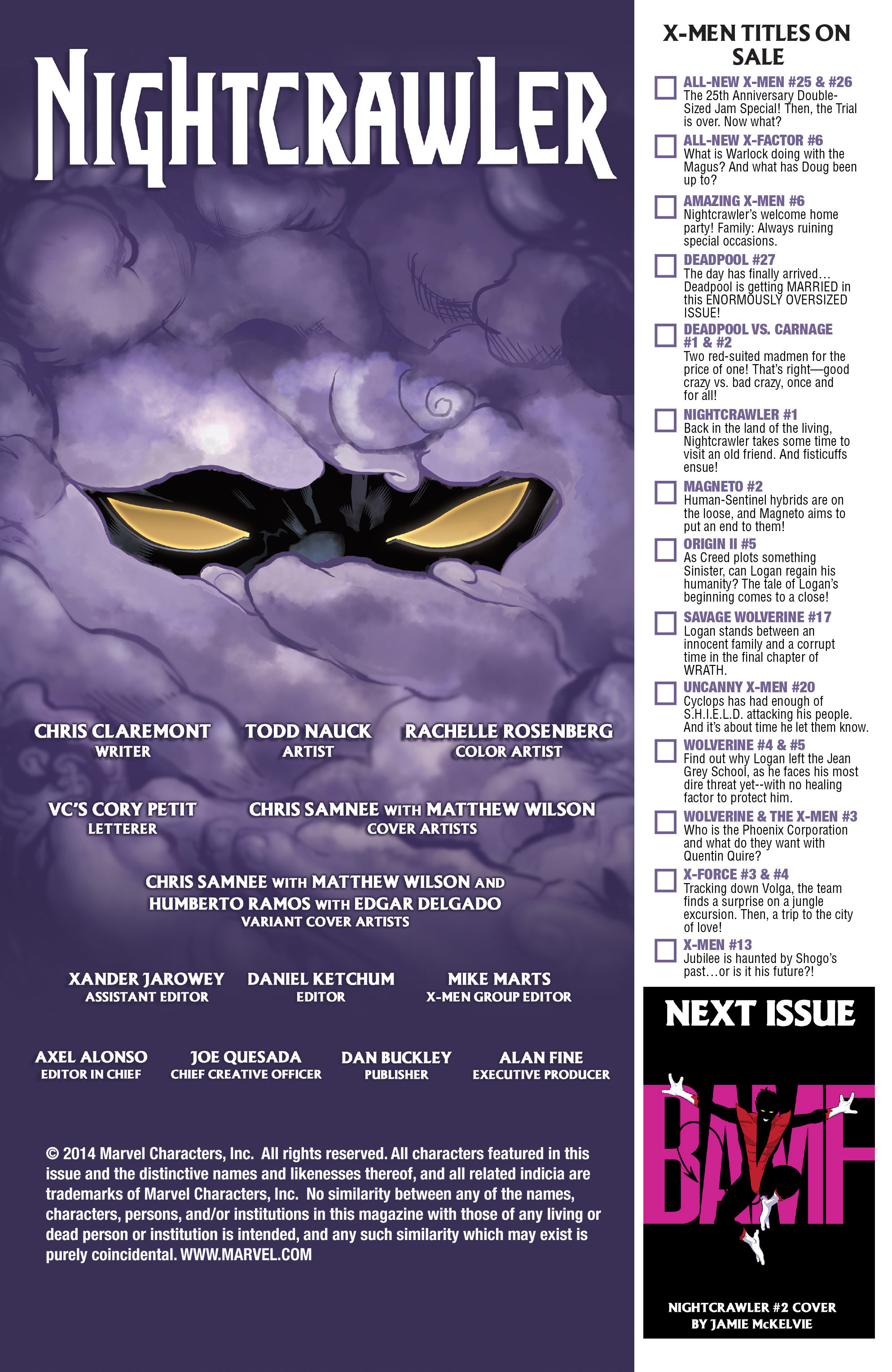 Read online Nightcrawler (2014) comic -  Issue #1 - 21