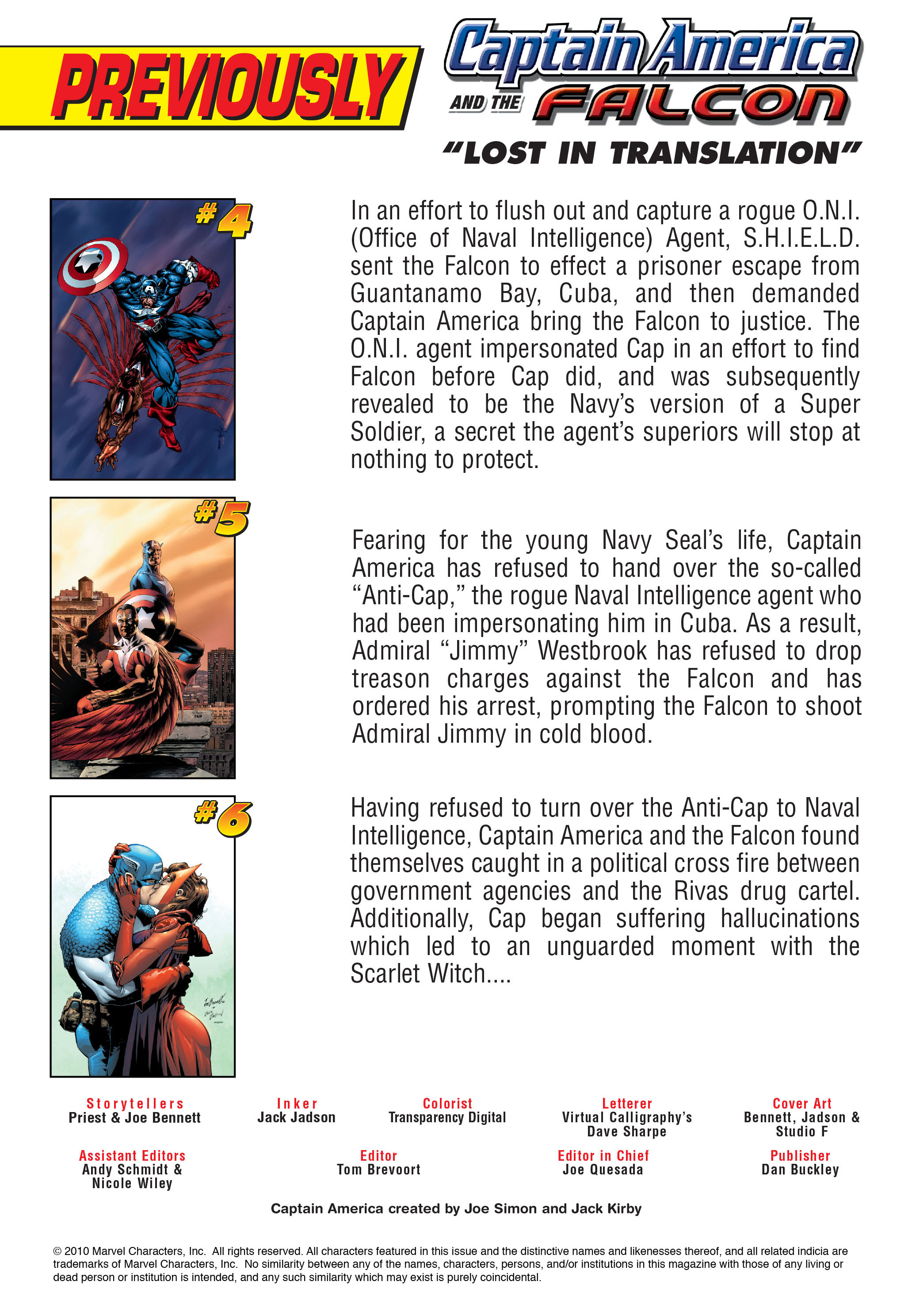 Captain America & the Falcon 7 Page 1