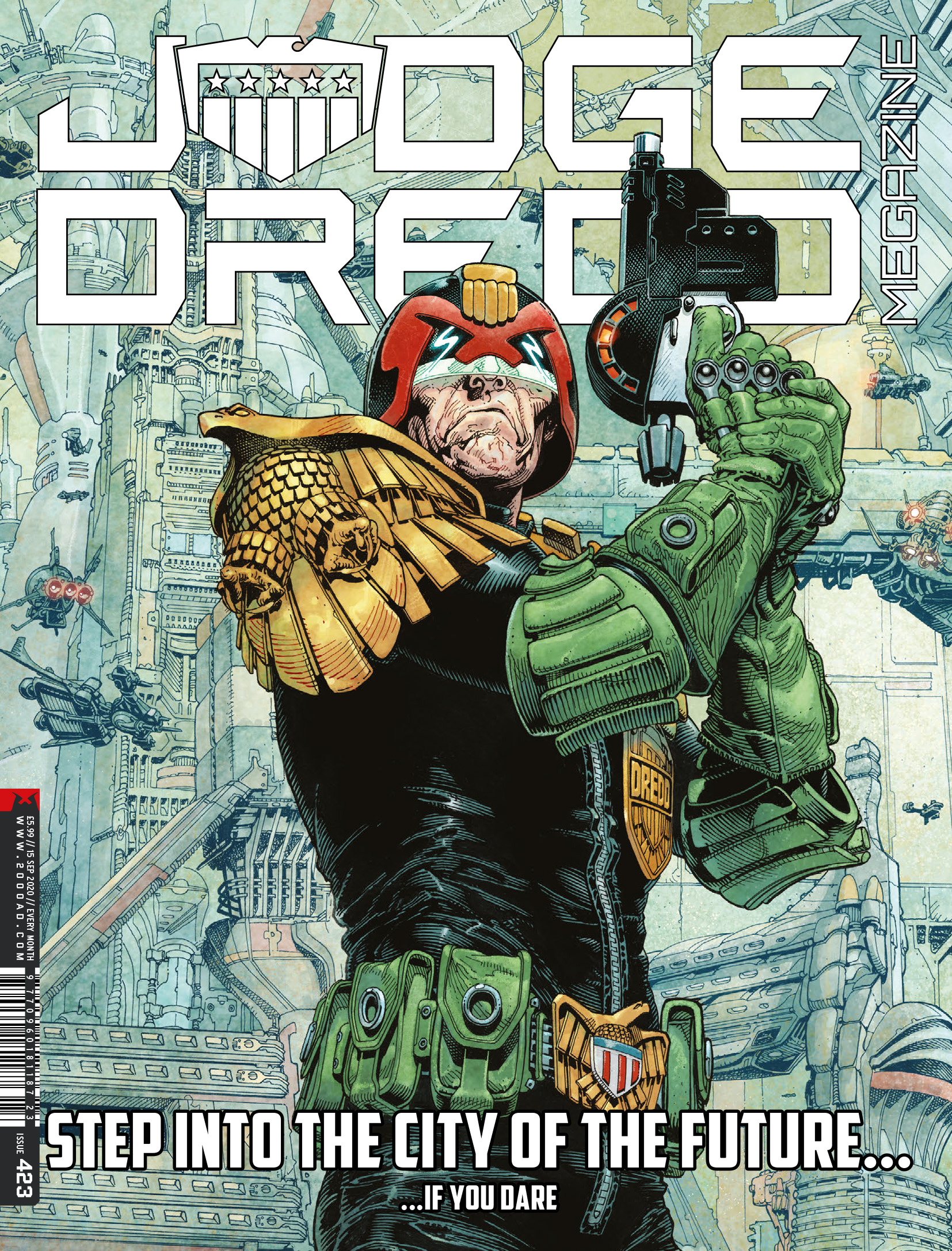 Read online Judge Dredd Megazine (Vol. 5) comic -  Issue #423 - 1