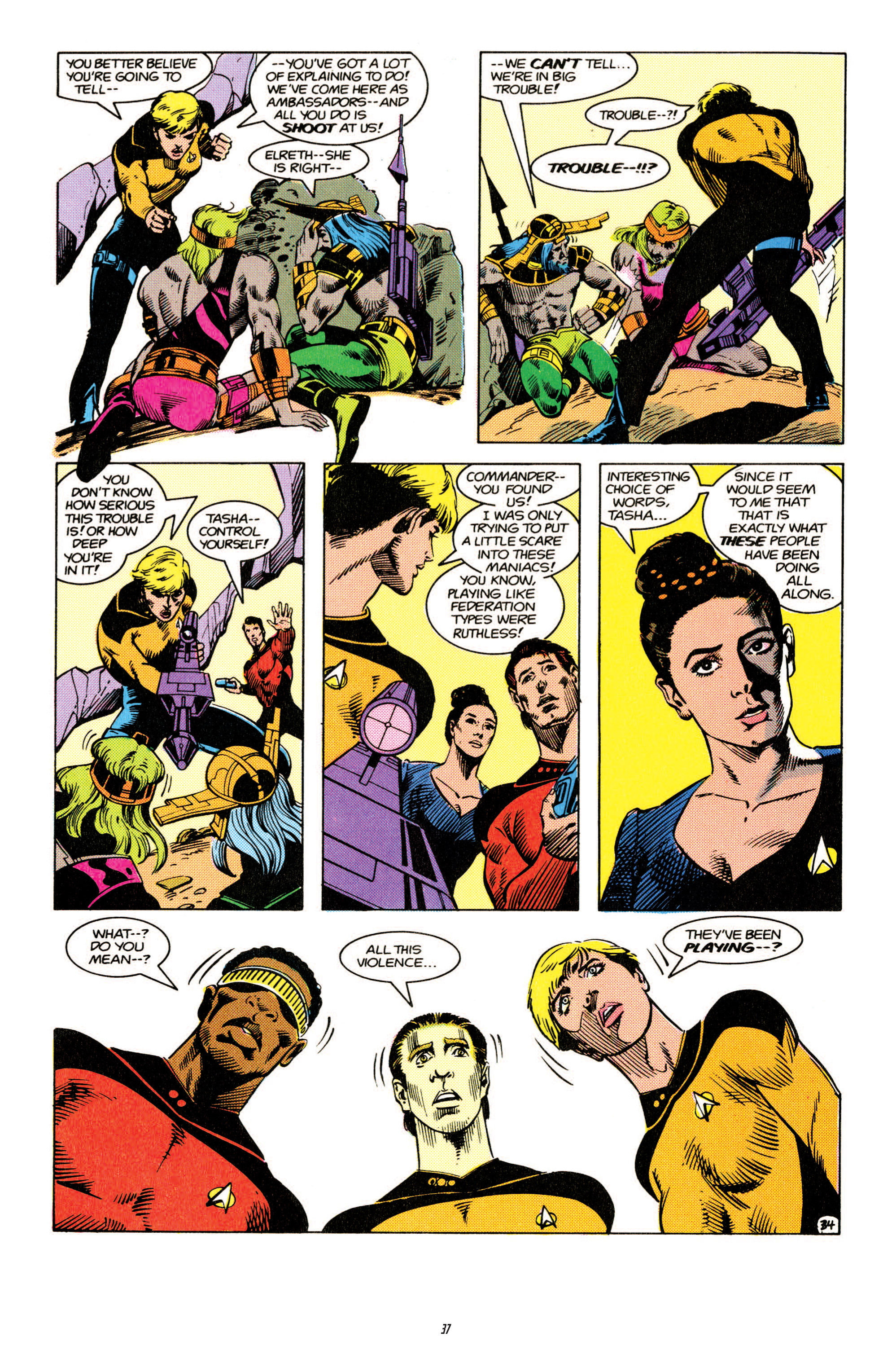 Read online Star Trek Classics comic -  Issue #4 - 36