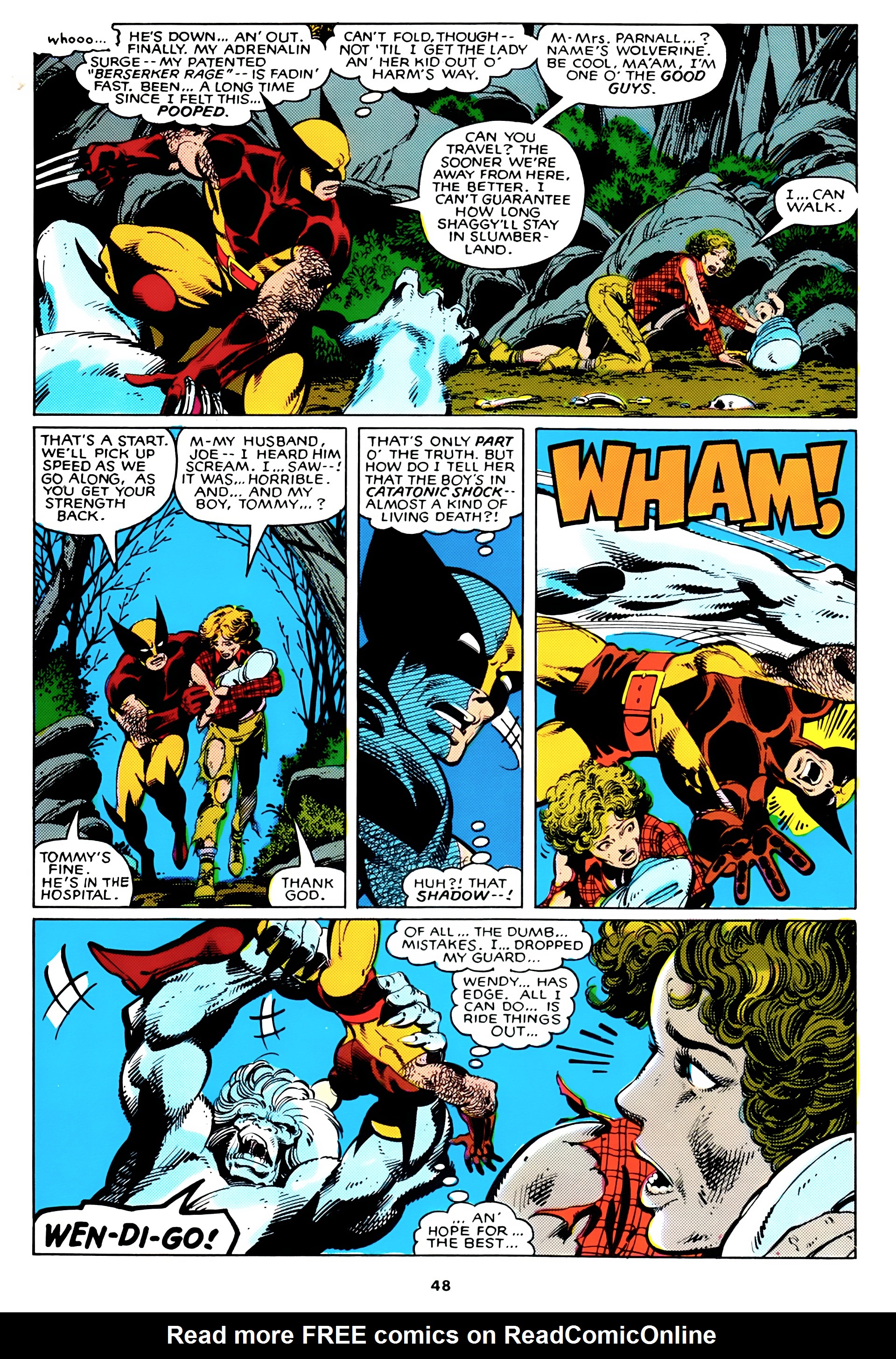 Read online X-Men Annual UK comic -  Issue #1992 - 45