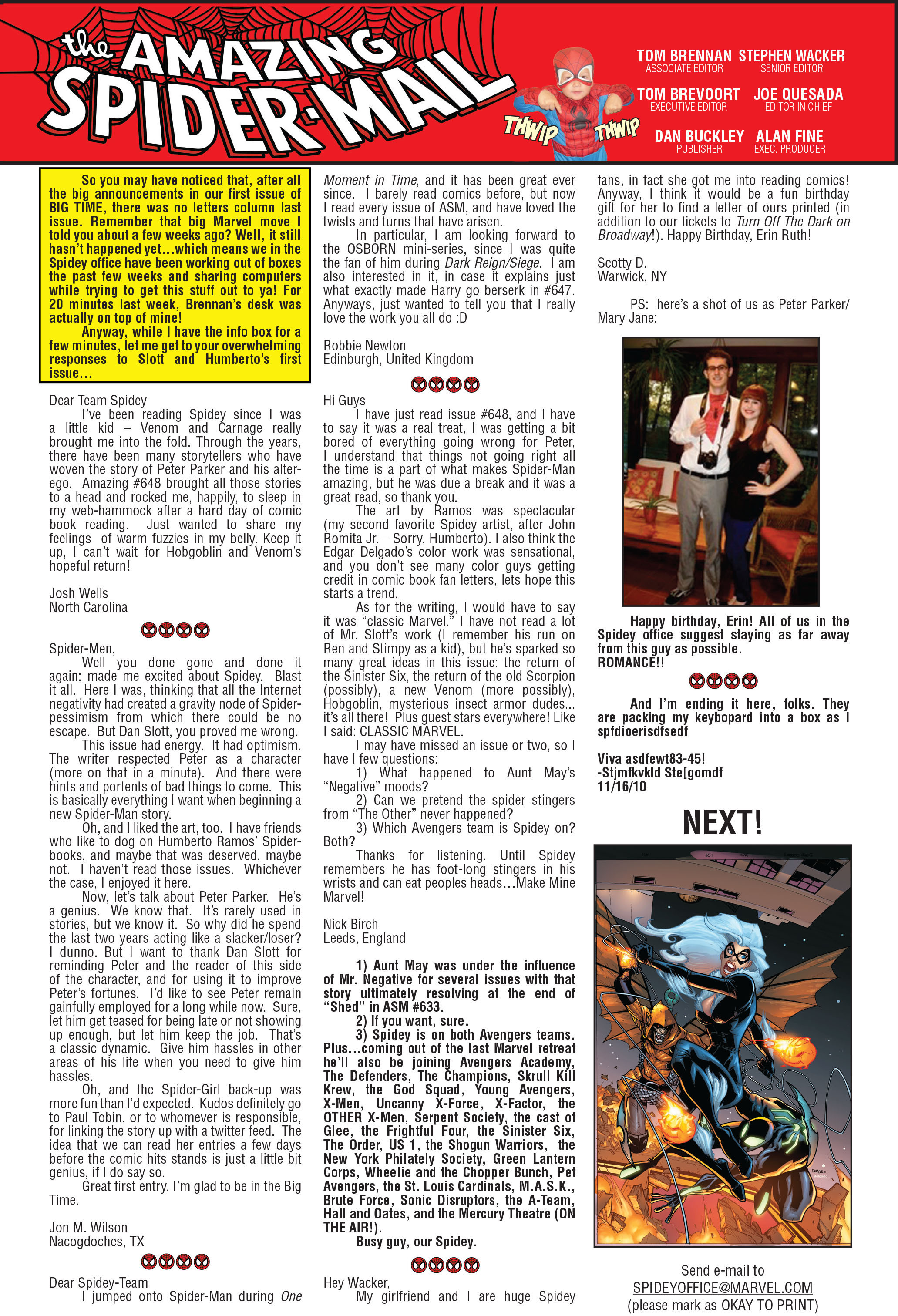 Read online The Amazing Spider-Man (1963) comic -  Issue #650 - 33